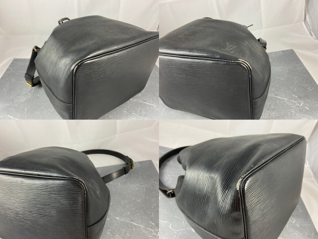 Louis Vuitton Sac Noé Petit Black Epi Leather