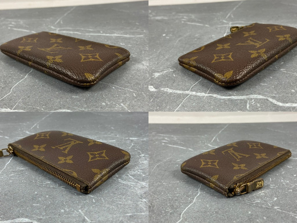 Louis Vuitton Pochette Cles Key Pouch Monogram Canvas