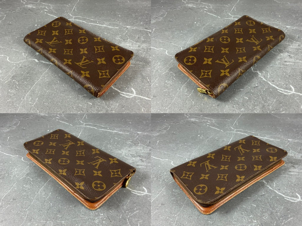 Louis Vuitton Monogram Canvas Zippy Wallet