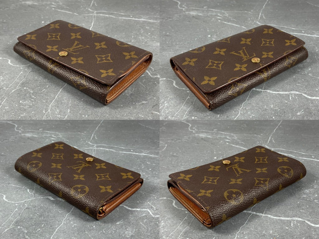 Louis Vuitton Porte-Monnaie Tresor Monogram Canvas