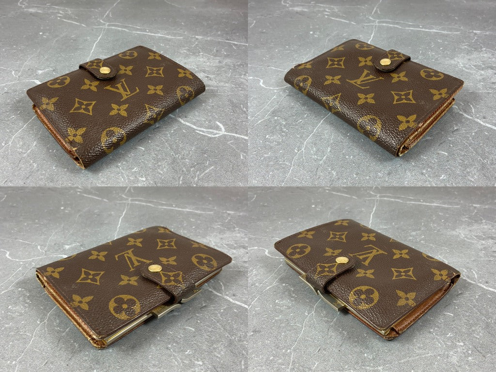 Louis Vuitton French Compact Wallet Monogram Canvas