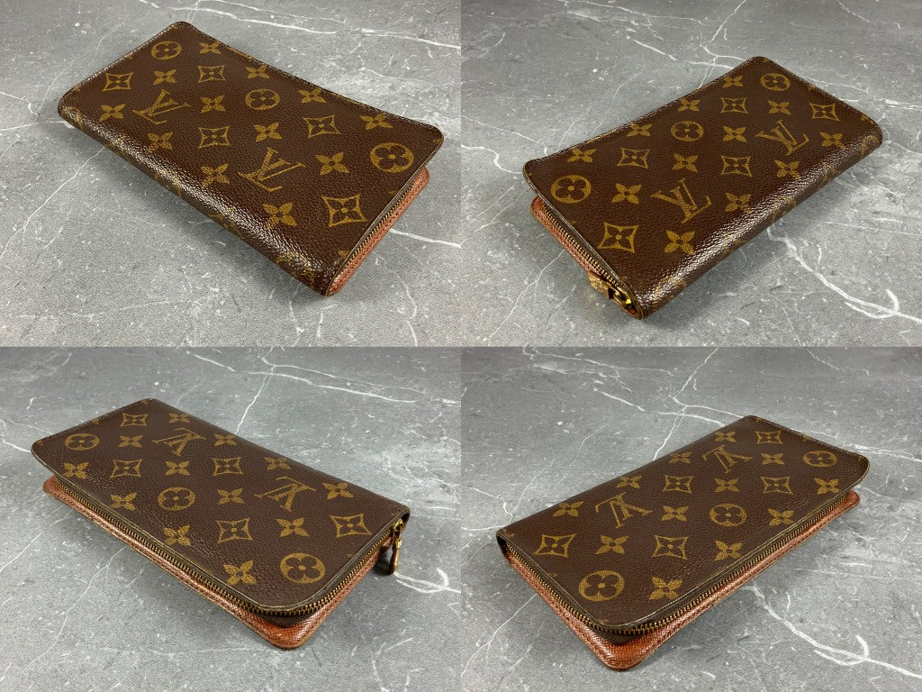 Louis Vuitton Monogram Canvas Zippy Wallet