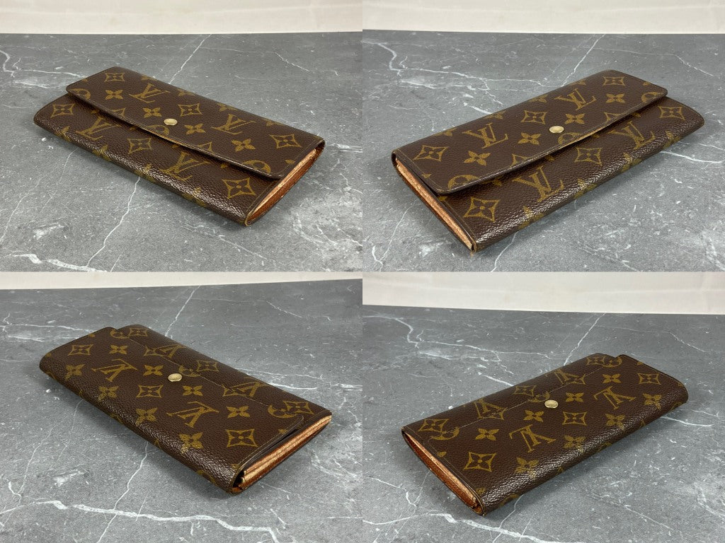 Louis Vuitton Sarah Wallet Monogram Canvas incl. Box