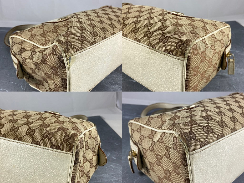 Gucci Charmy Handbag Beige GG Monogram