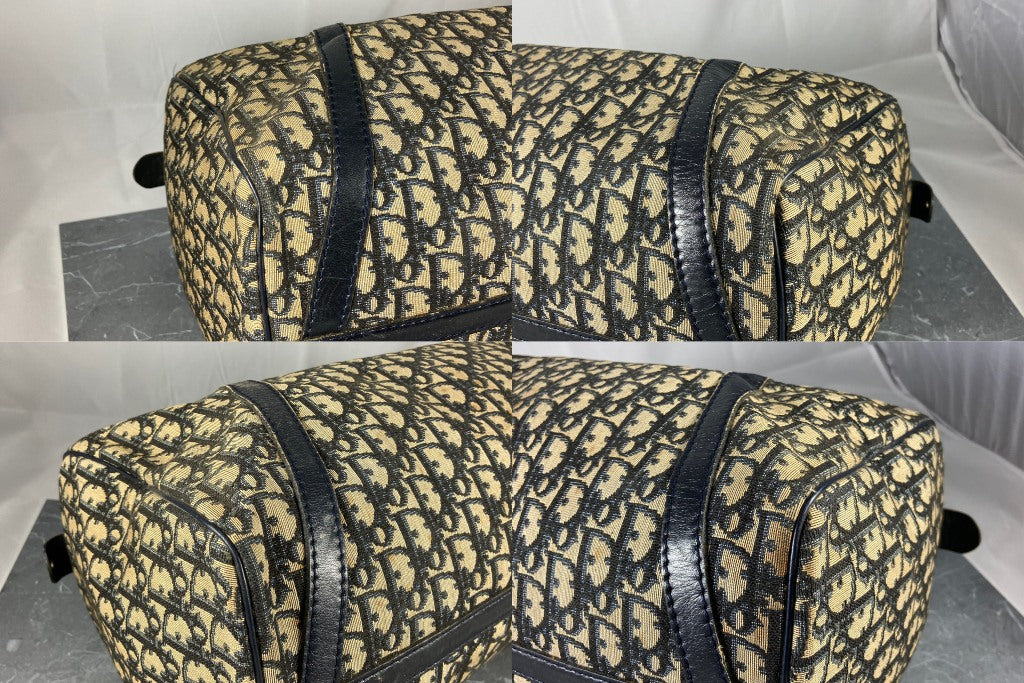 Christian Dior Boston / Duffle Bag Blue Trotter Monogram