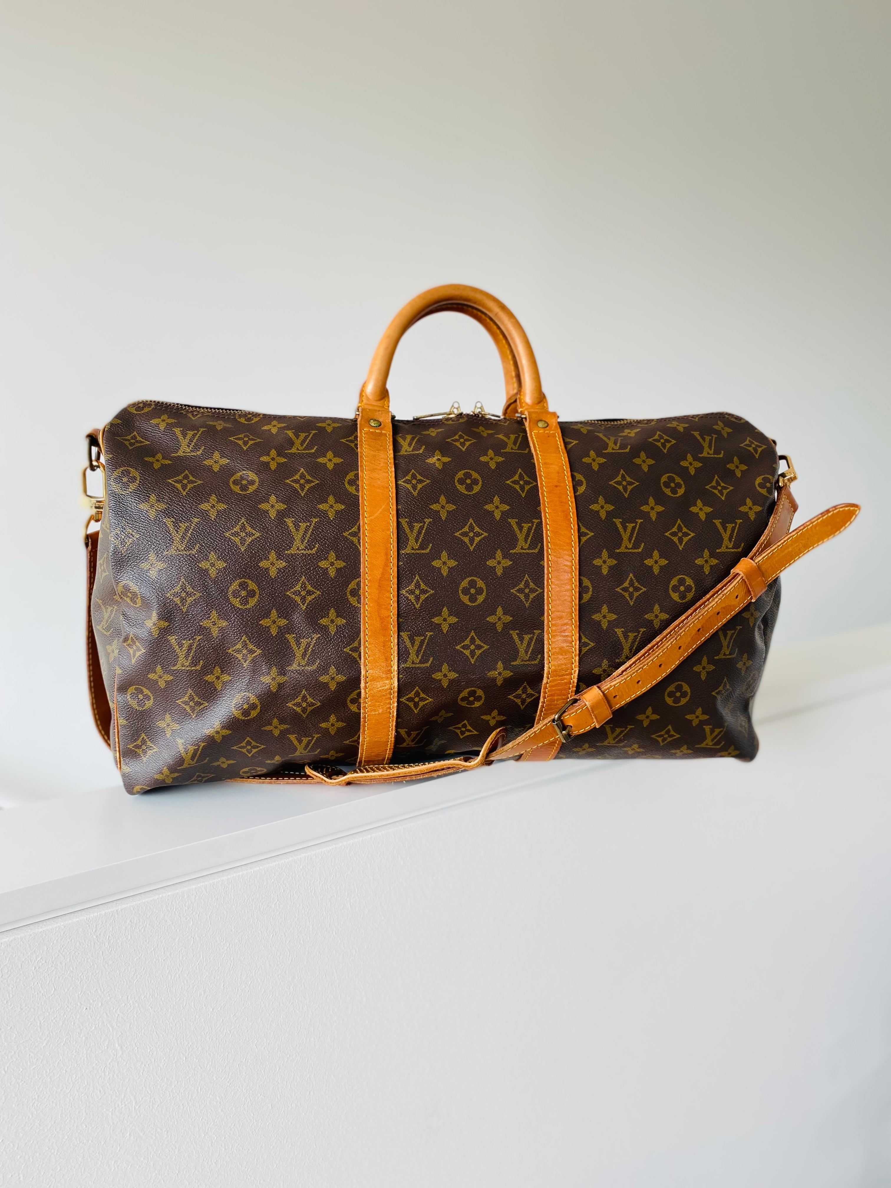 Louis Vuitton Keepall 50 Bandoulière Monogram Canvas