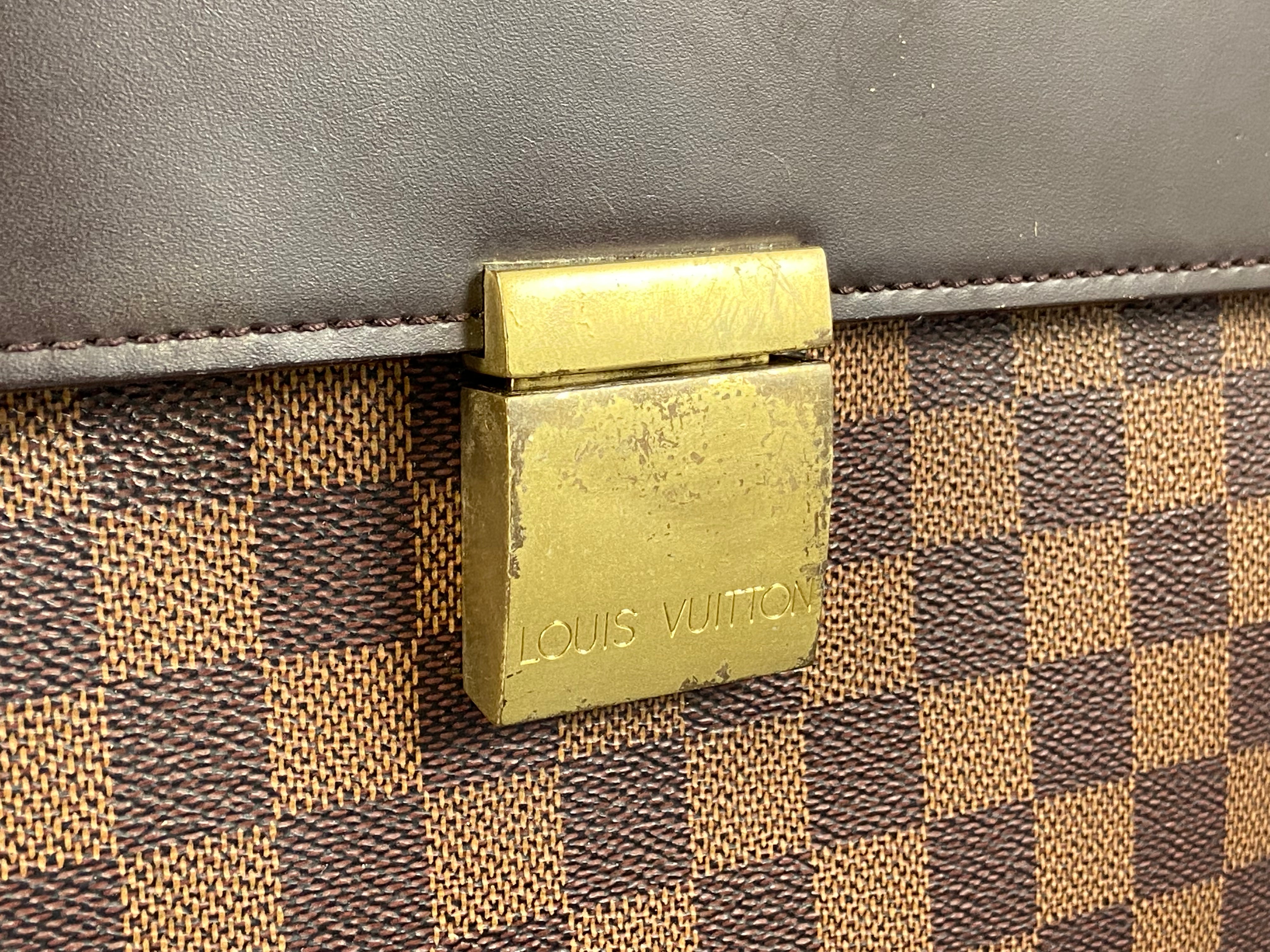 Louis Vuitton Altona PM Business Bag Damier Ebene Canvas