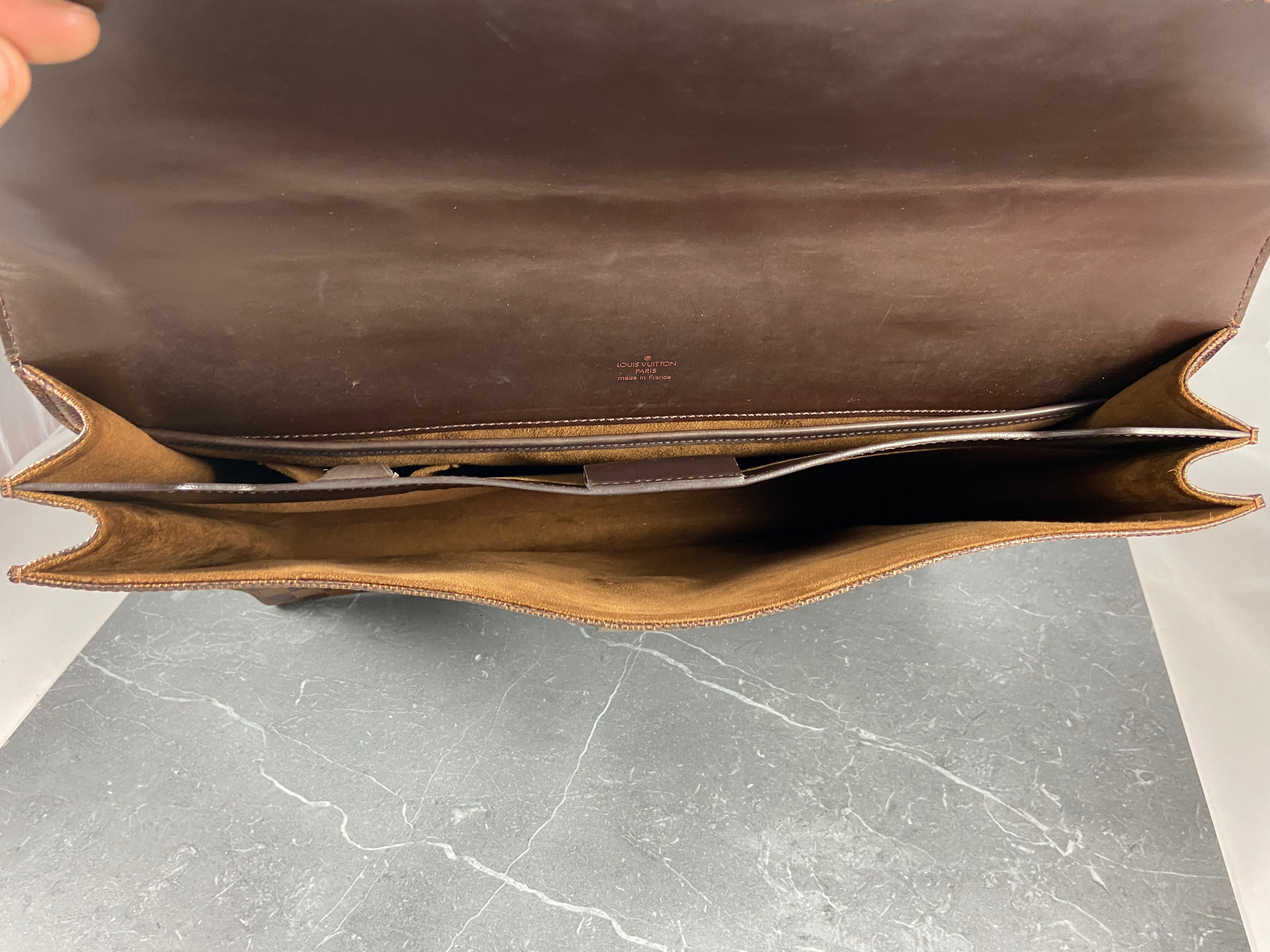 Louis Vuitton Altona PM Business Bag Damier Ebene Canvas