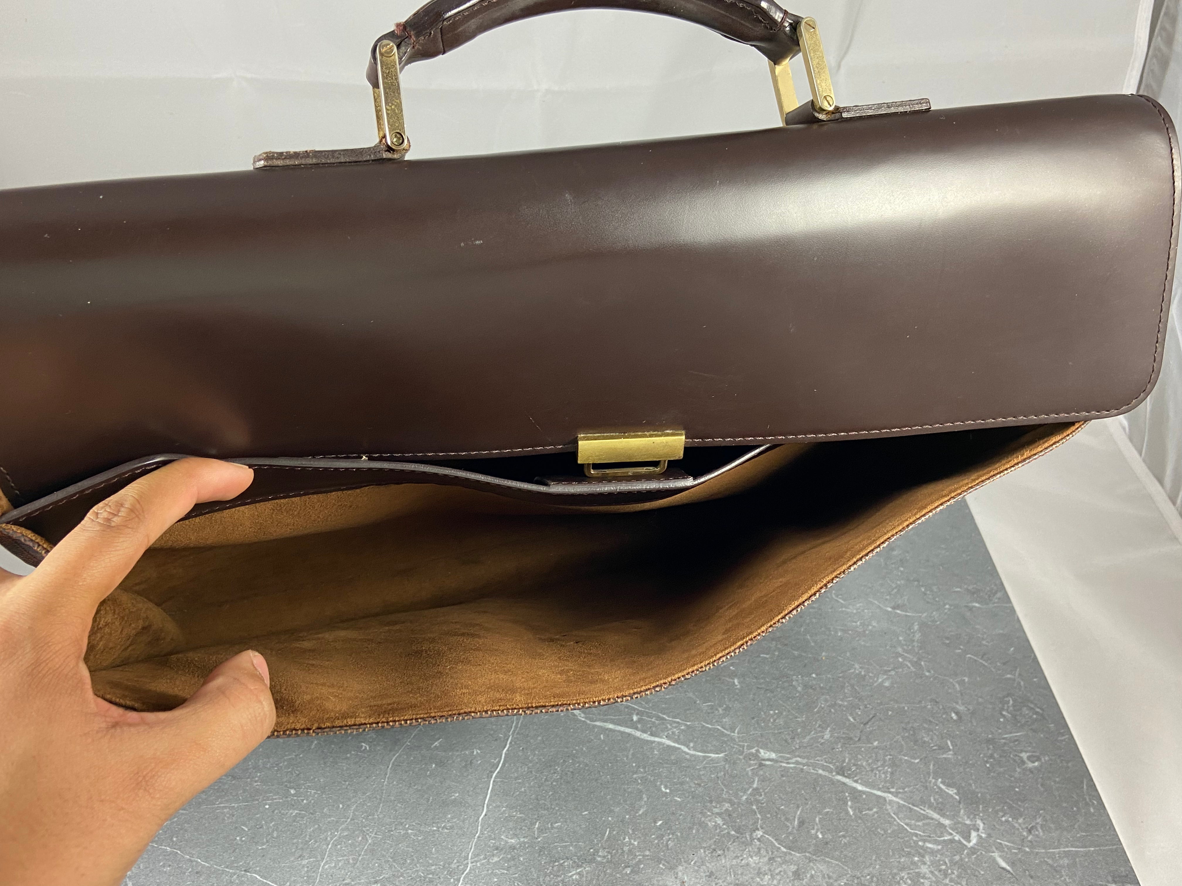 Louis Vuitton Altona PM Business Bag Damier Ebene Canvas