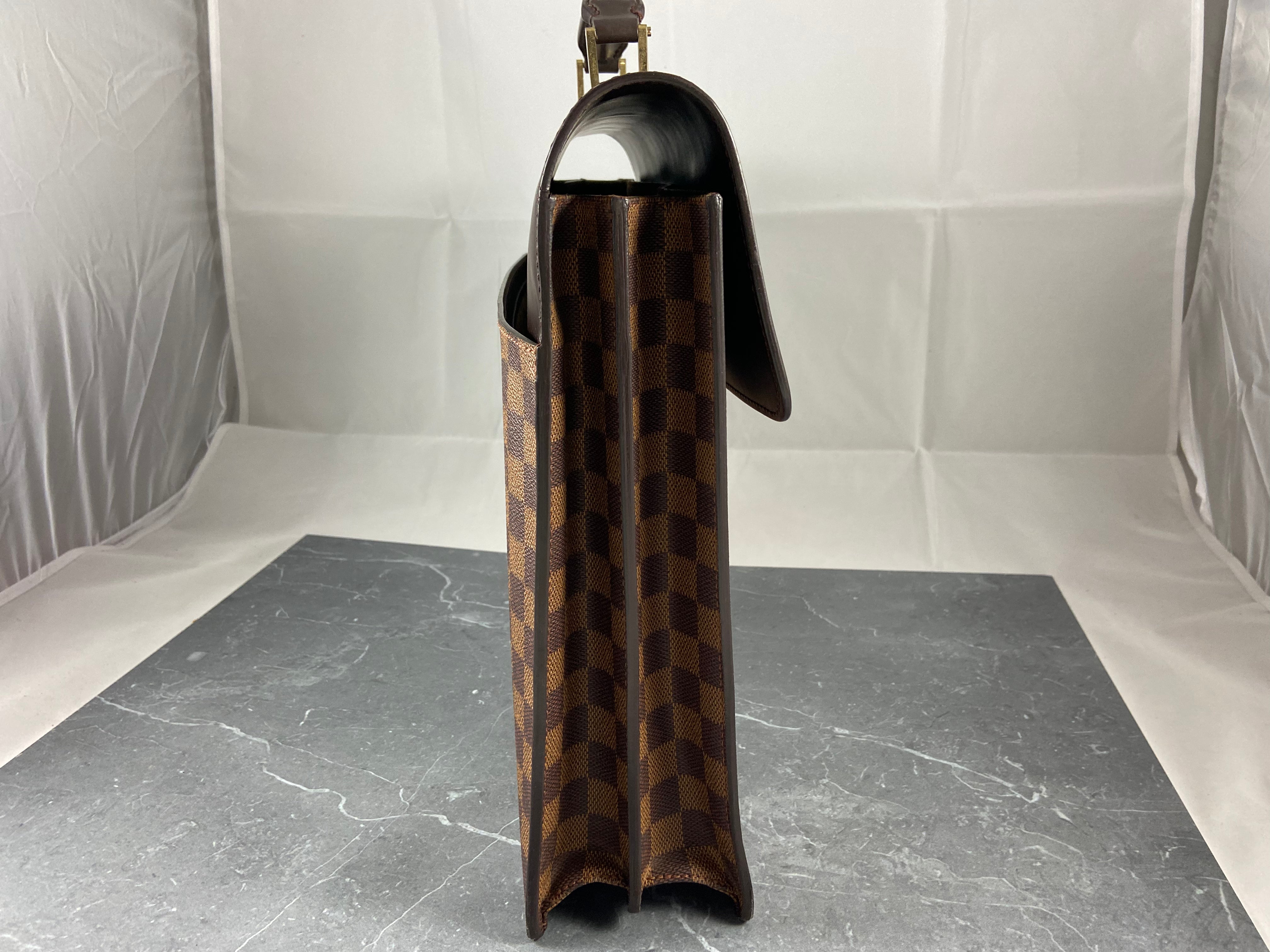 Louis Vuitton Altona PM Business Bag Damier Ebene Canvas