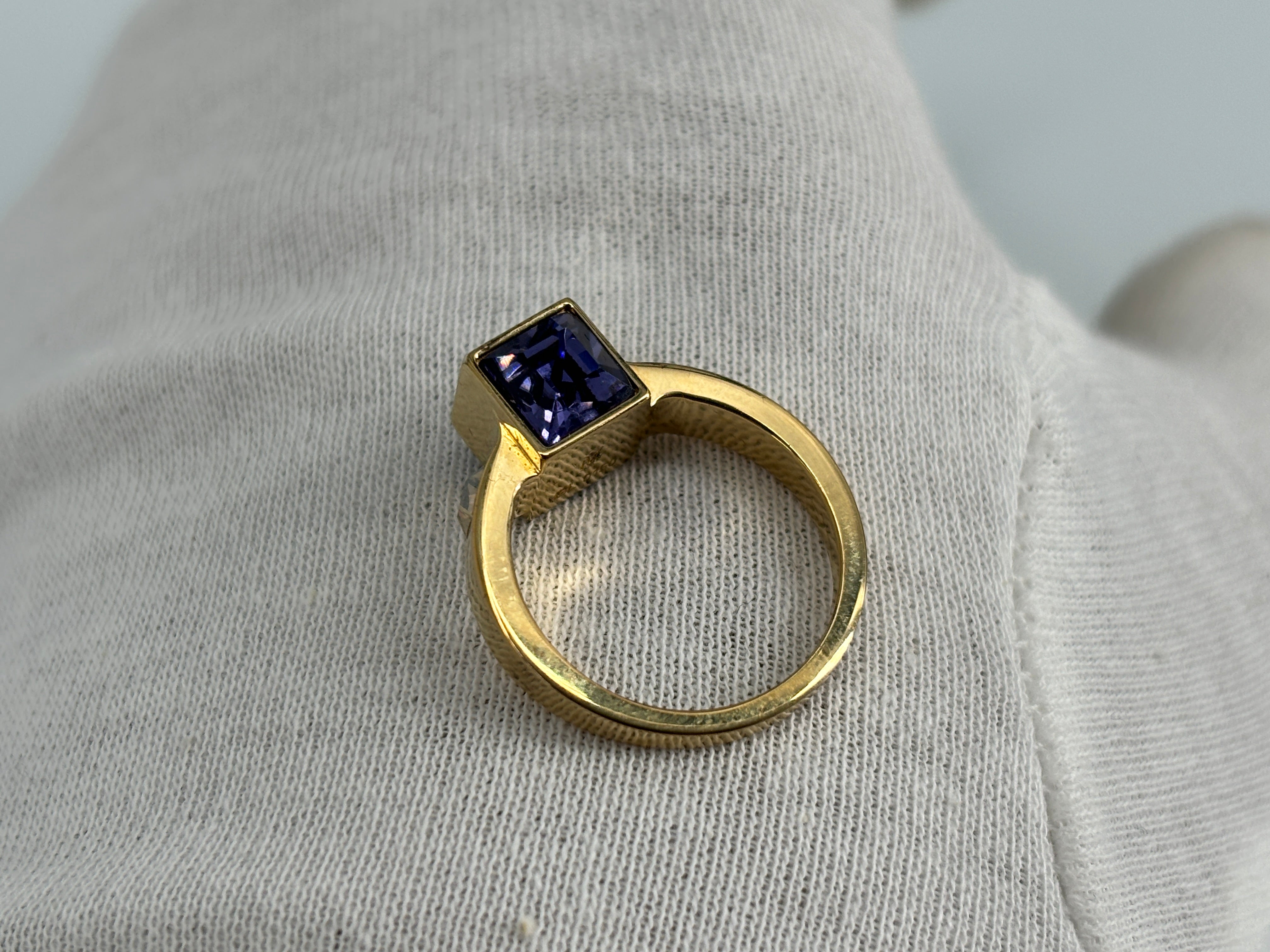 Louis Vuitton Gamble Ring Gold-Tone Size M incl. Box