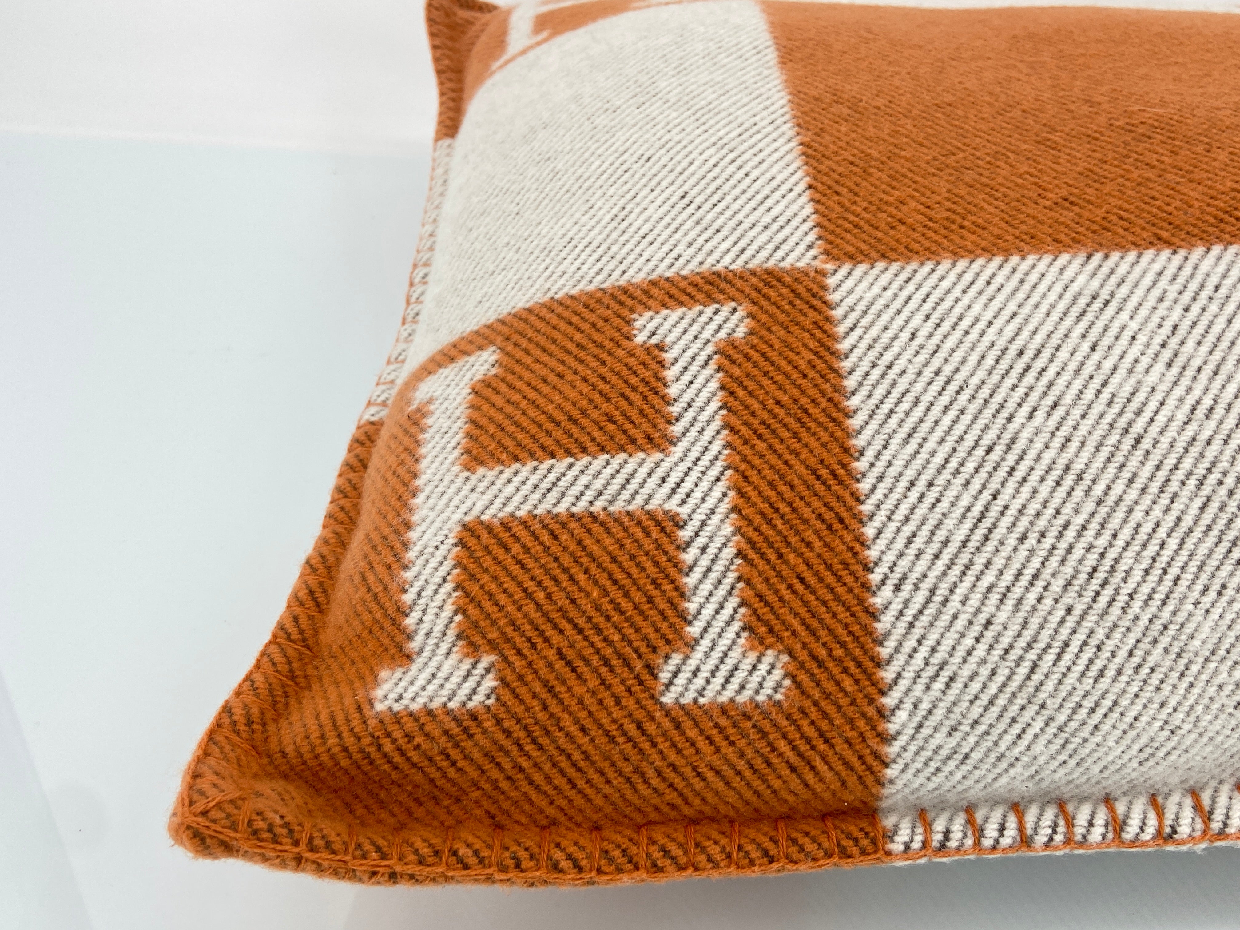 Hermès Avalon Pillow Orange