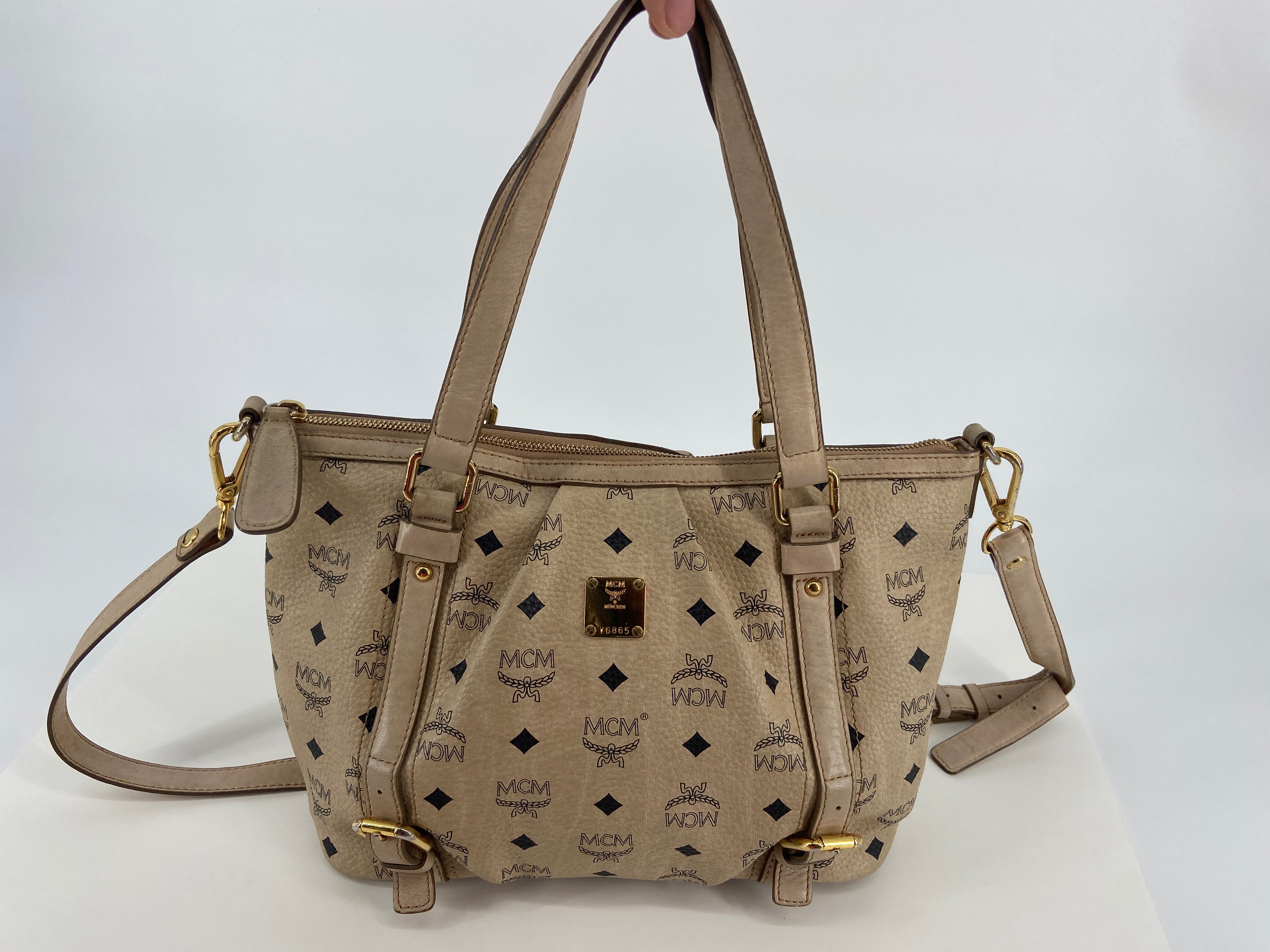 Mcm store 2 way bag