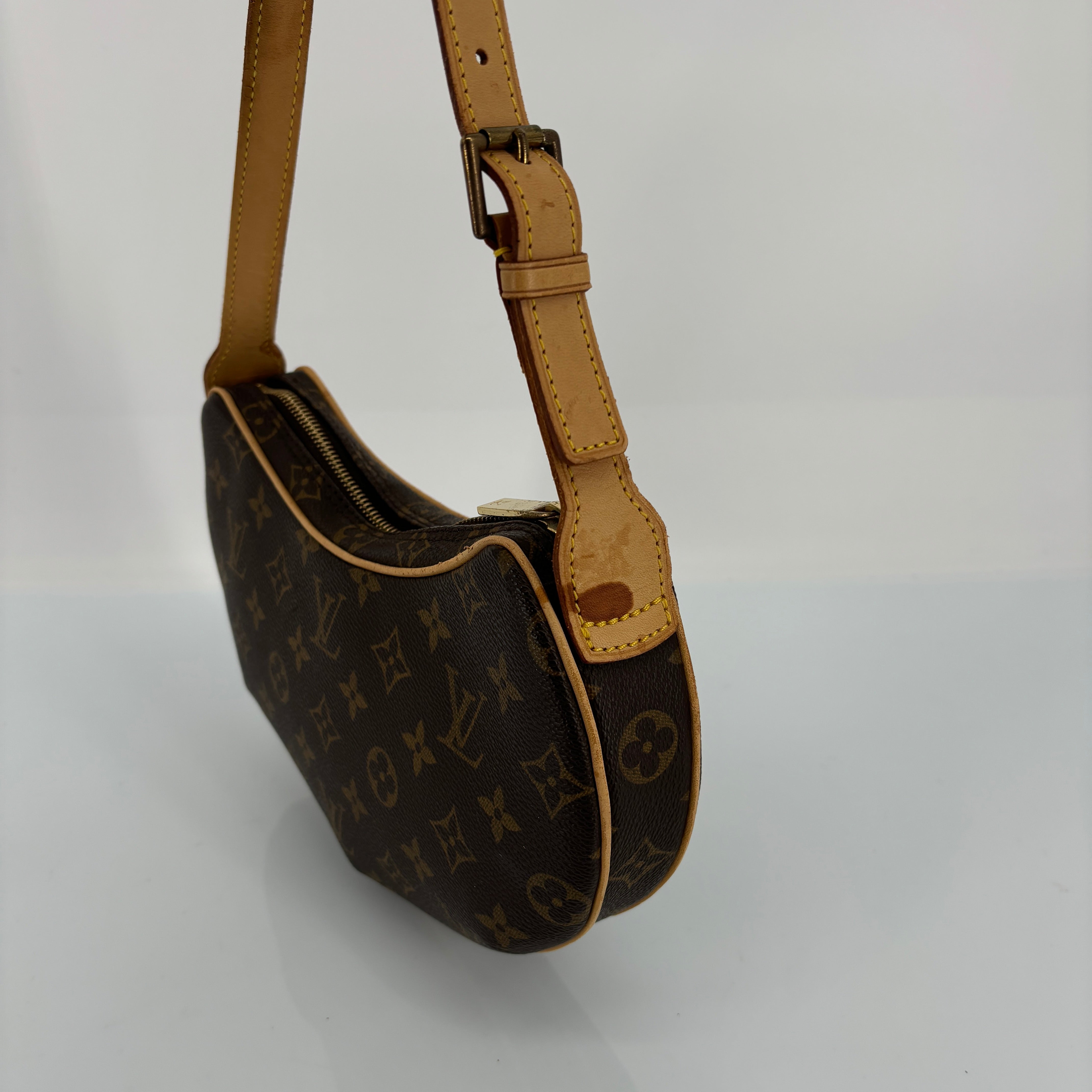 Louis Vuitton Croissant PM Hobo Bag Monogram Canvas