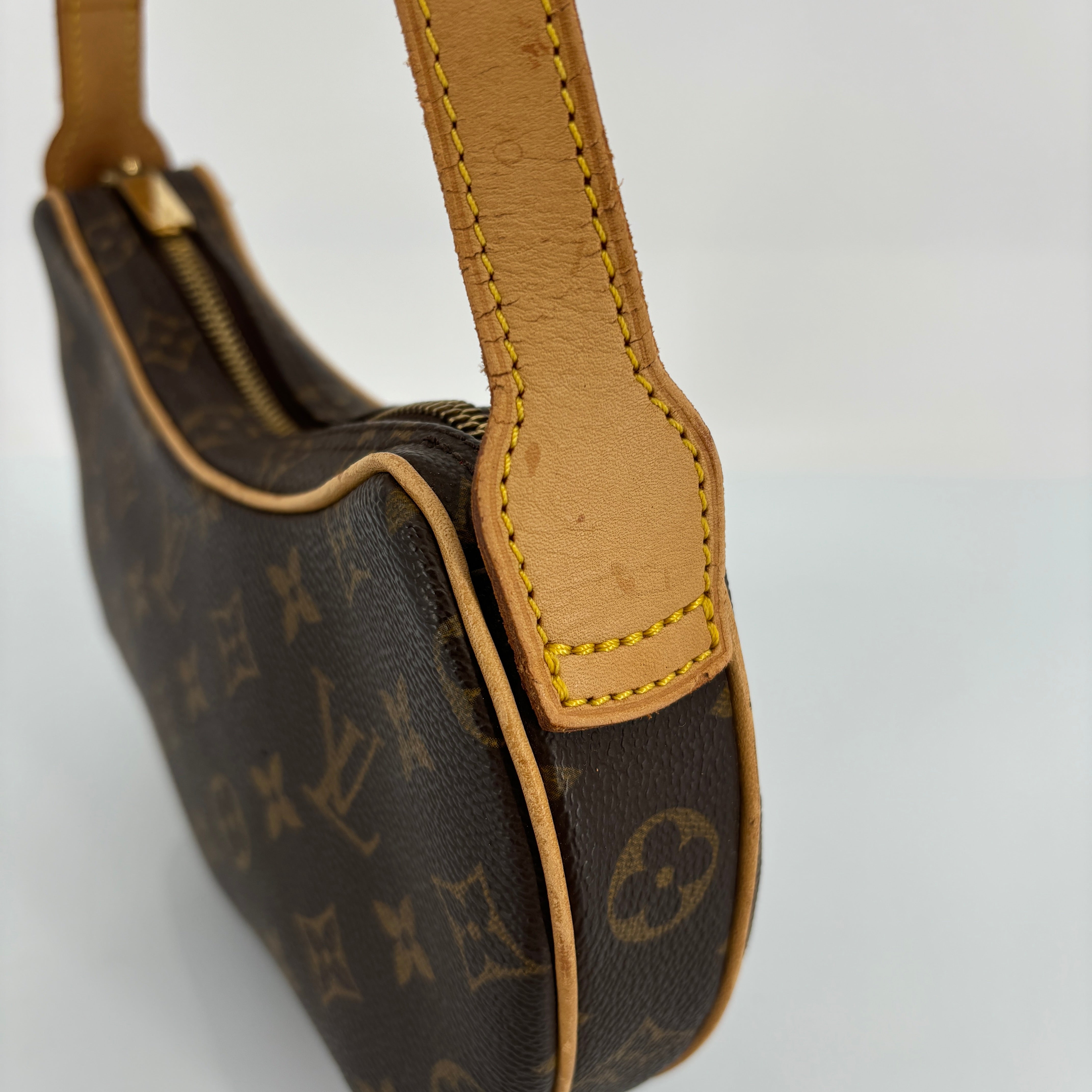 Louis Vuitton Croissant PM Hobo Bag Monogram Canvas