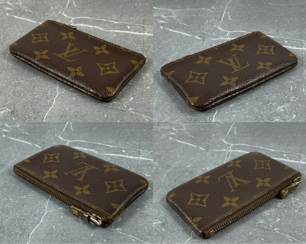 Louis Vuitton Pochette Cles Key Pouch Monogram Canvas