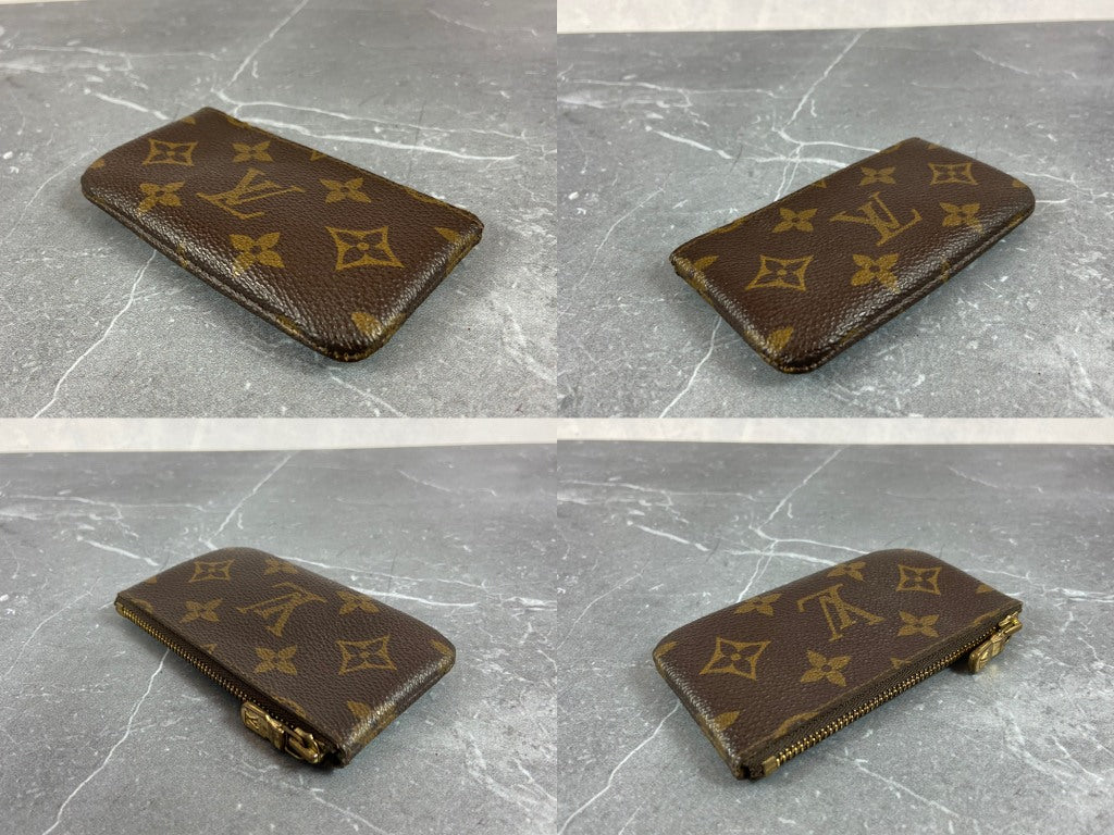 Louis Vuitton Pochette Cles Key Pouch Monogram Canvas