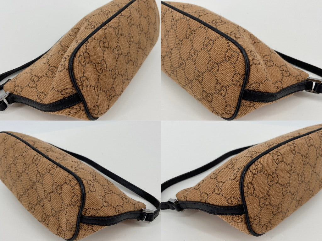 Gucci Banana Boat Accessory Pouch Beige GG Monogram