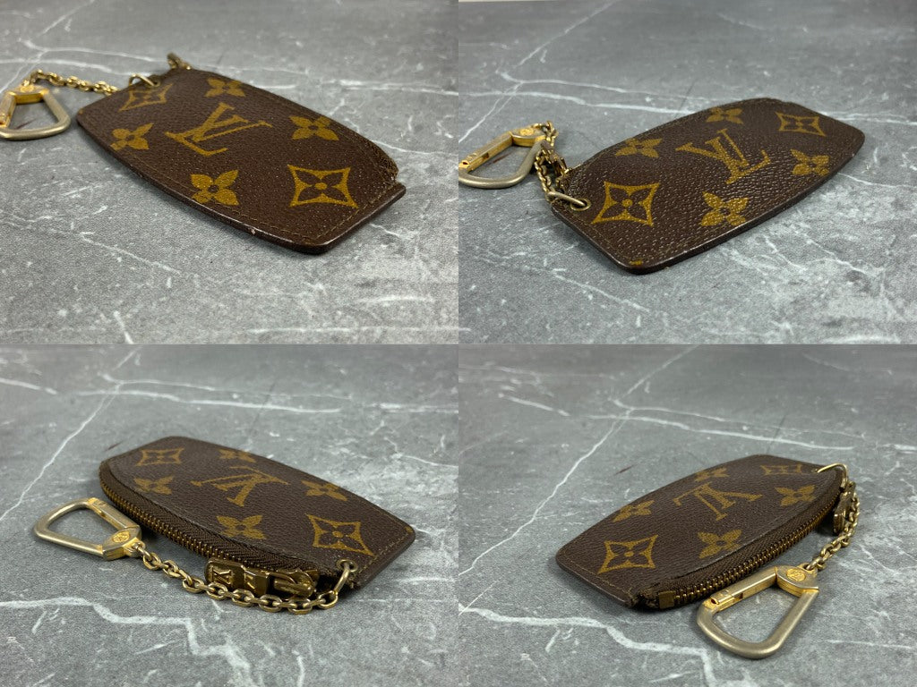 Louis Vuitton Pochette Cles Key Pouch Monogram Canvas