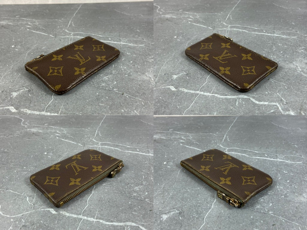 Louis Vuitton Pochette Cles Key Pouch Monogram Canvas