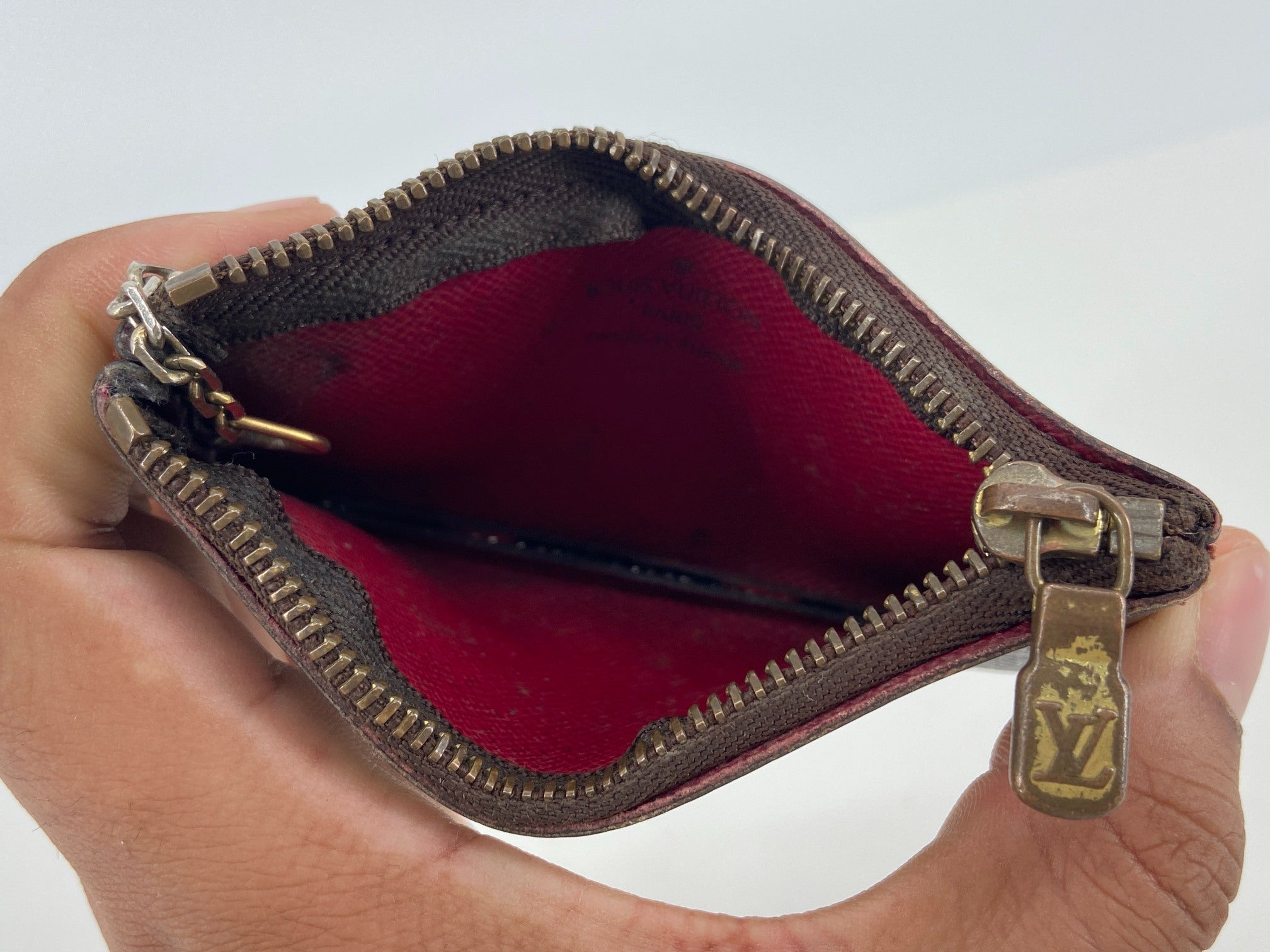 Louis Vuitton Takashi Murakami Pochette Cles Key Pouch Cerise Monogram Canvas