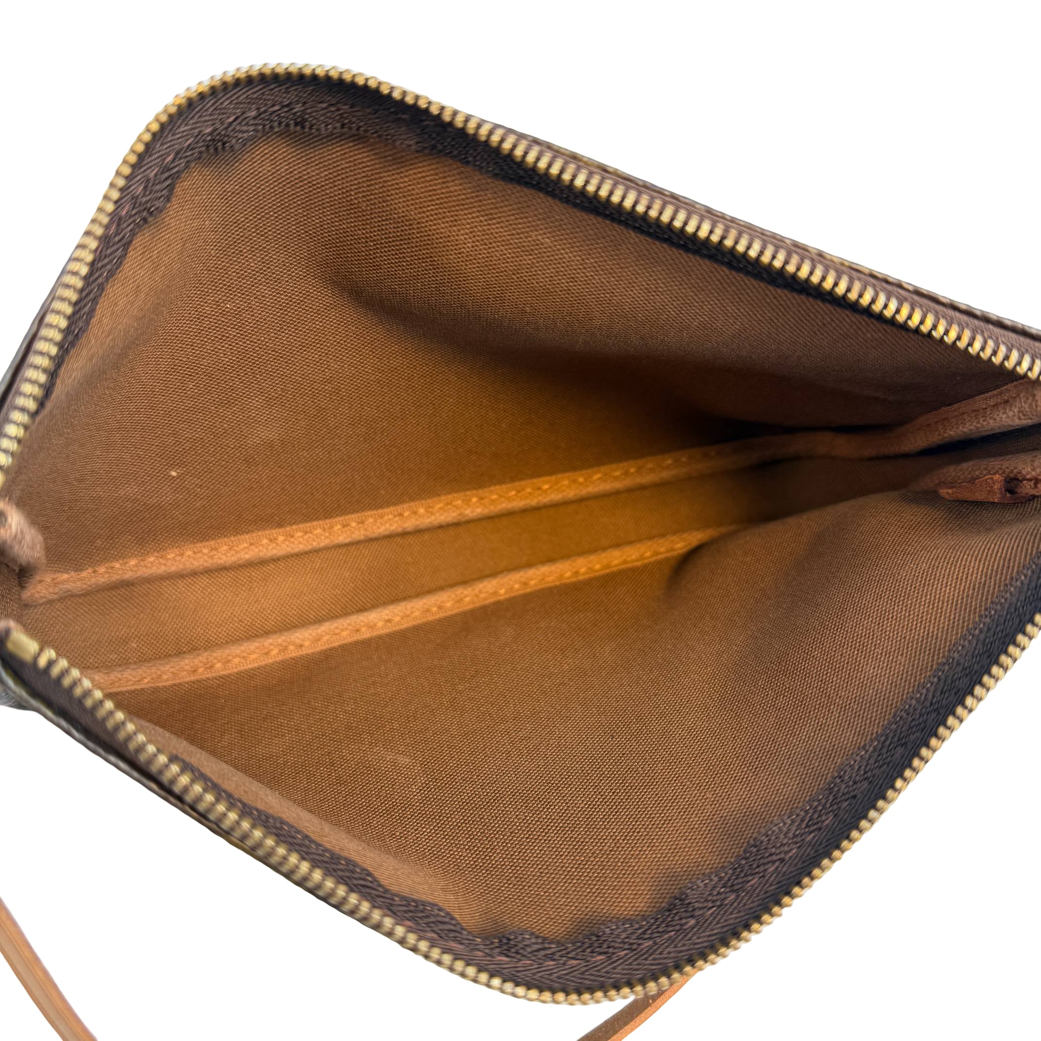 Louis Vuitton Pochette Accessoires Braun Monogram Canvas