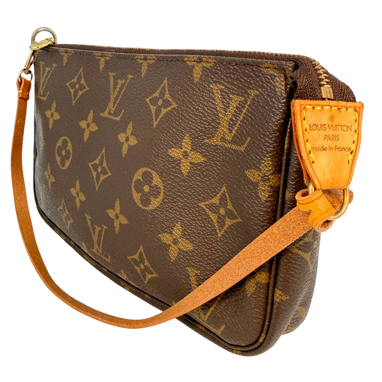 Louis Vuitton Pochette Accessoires Braun Monogram Canvas