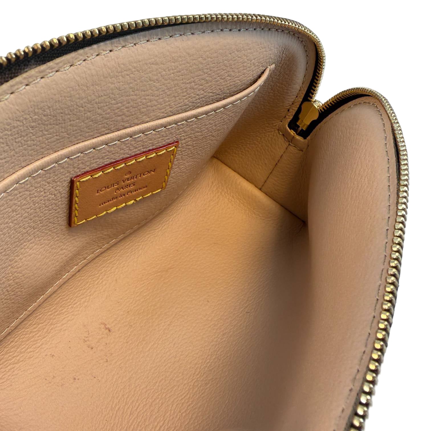 Louis Vuitton Cosmetic Pouch PM Braun Monogram Canvas