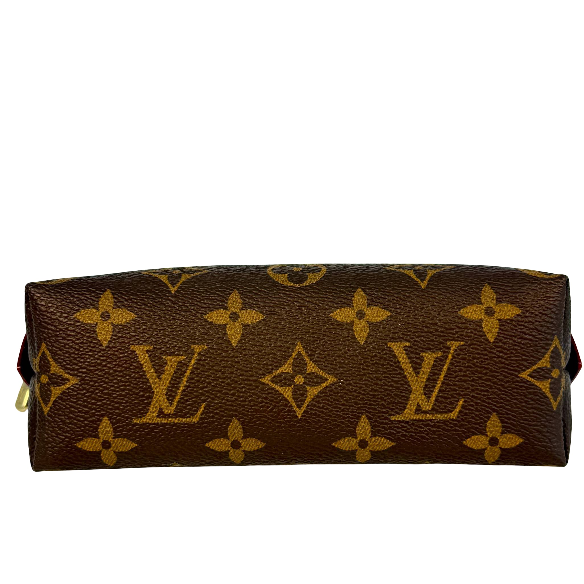Louis Vuitton Cosmetic Pouch PM Braun Monogram Canvas