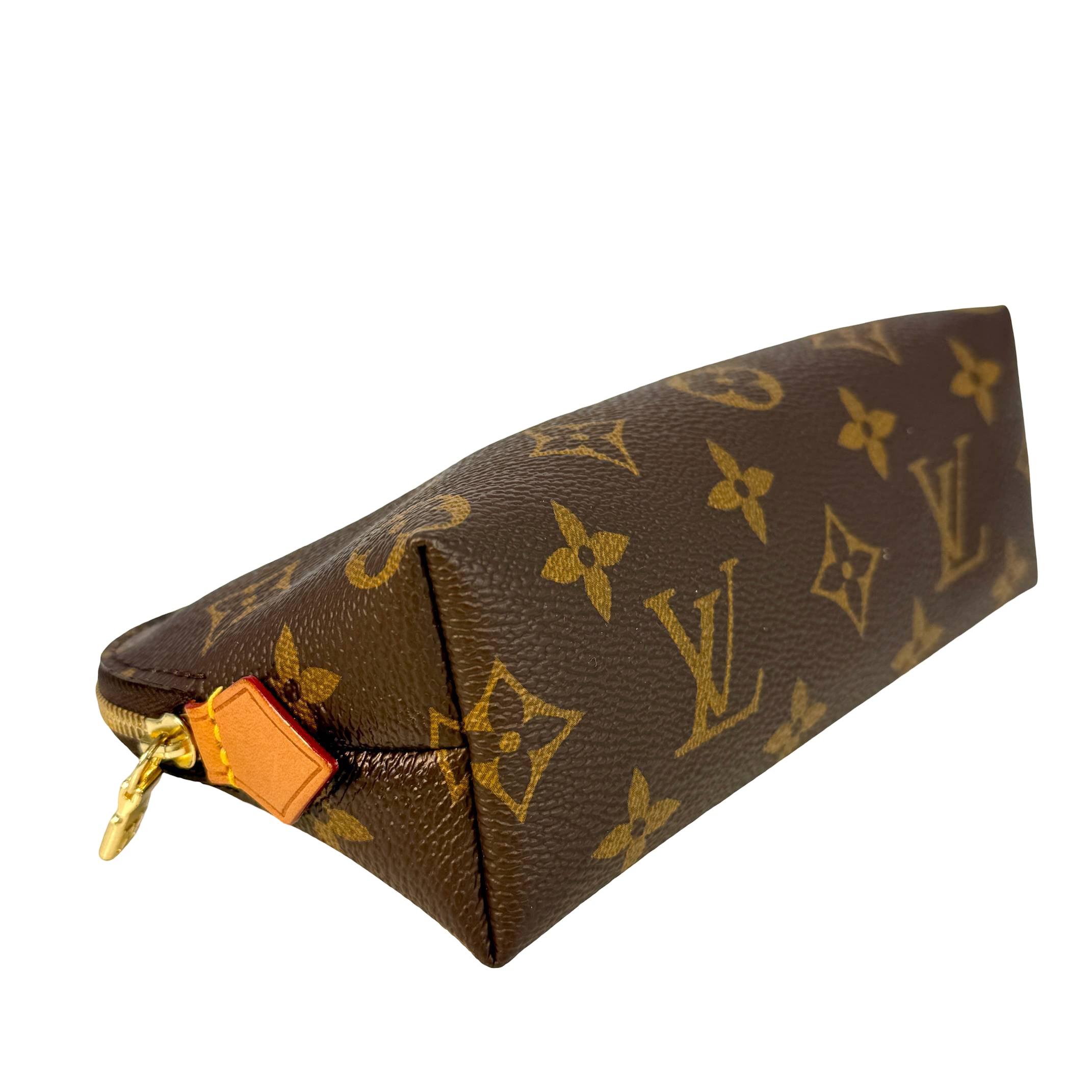 Louis Vuitton Cosmetic Pouch PM Braun Monogram Canvas