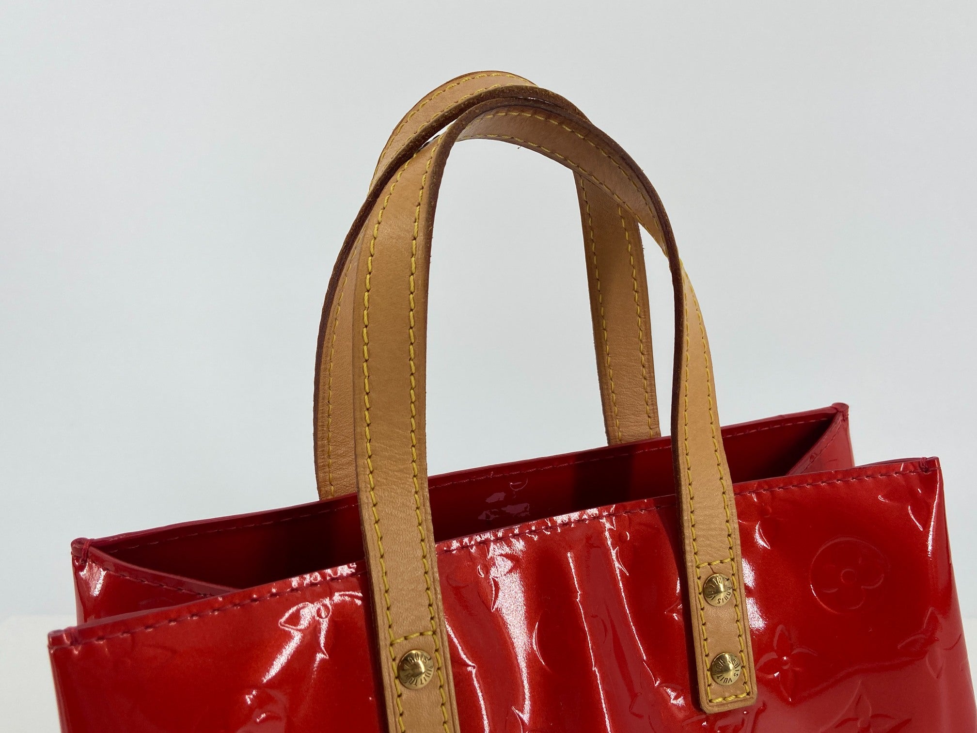 Louis Vuitton Reade PM Red Vernis Leather incl. Dustbag