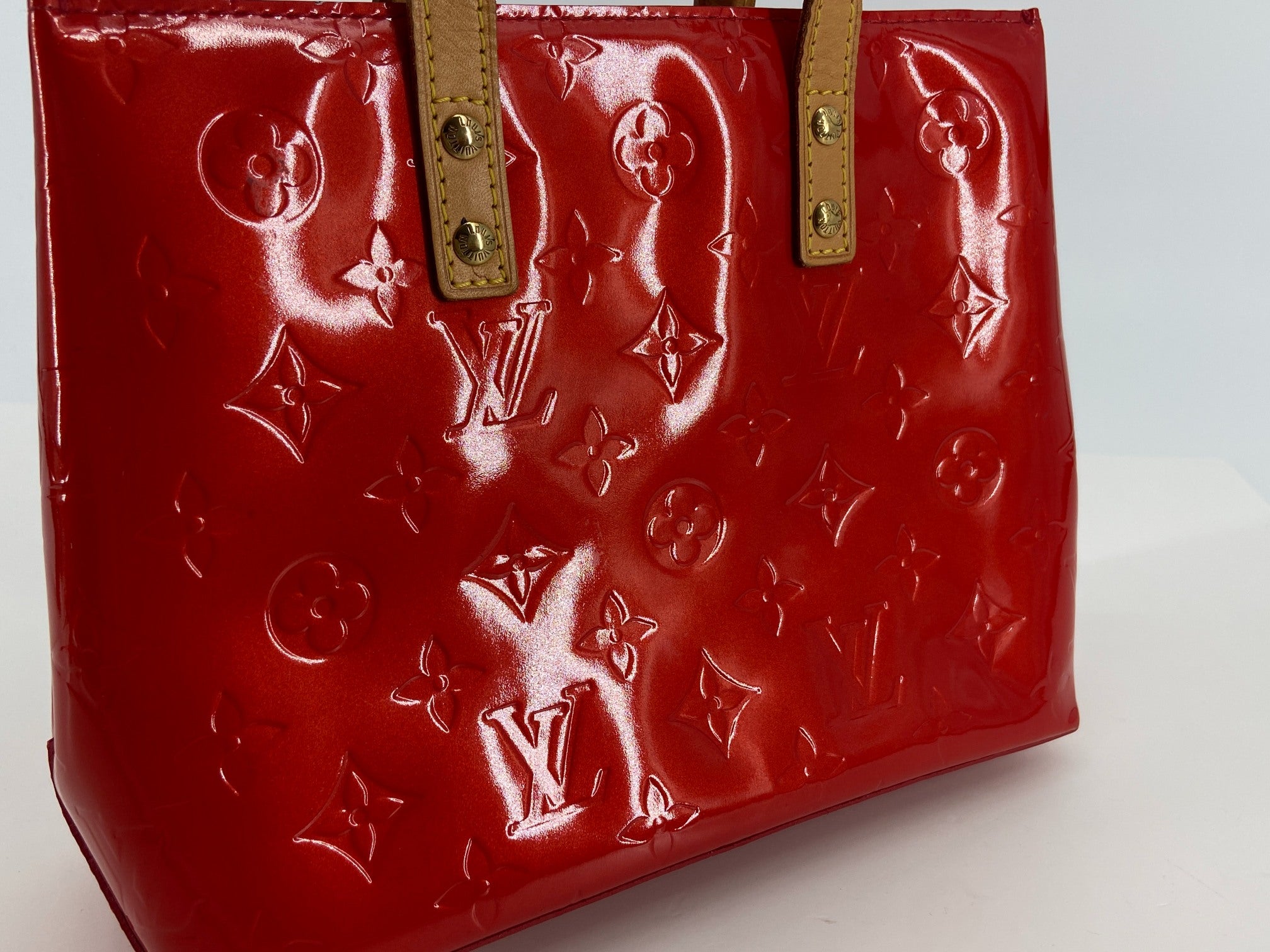 Louis Vuitton Reade PM Red Vernis Leather incl. Dustbag