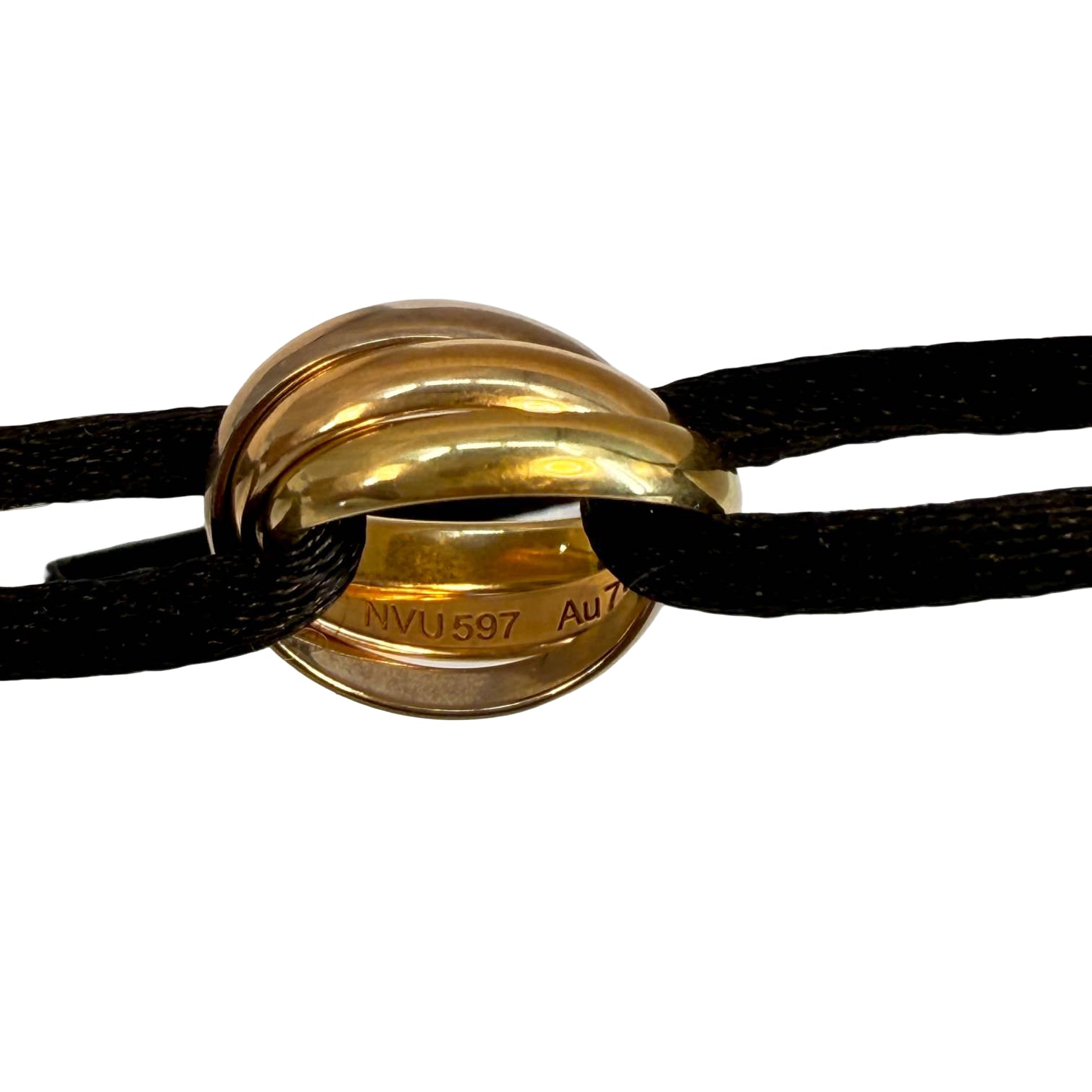 Cartier Trinity Bracelet Schwarz 750 Gold