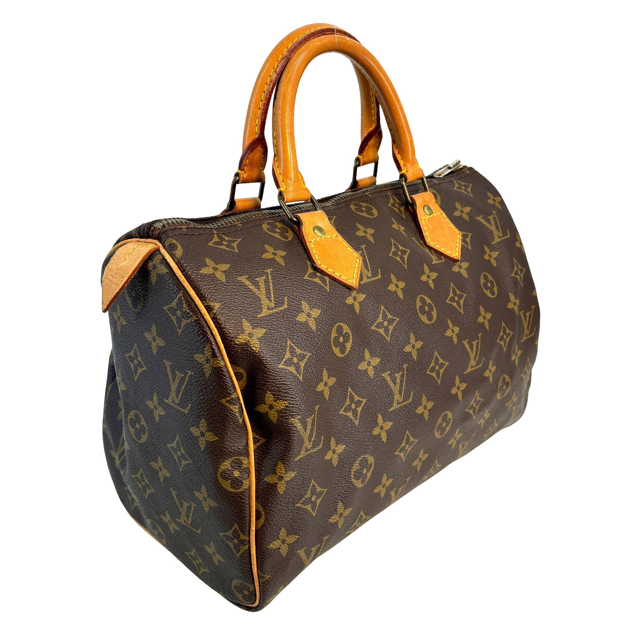 Louis Vuitton Speedy 30 Braun Monogram Canvas