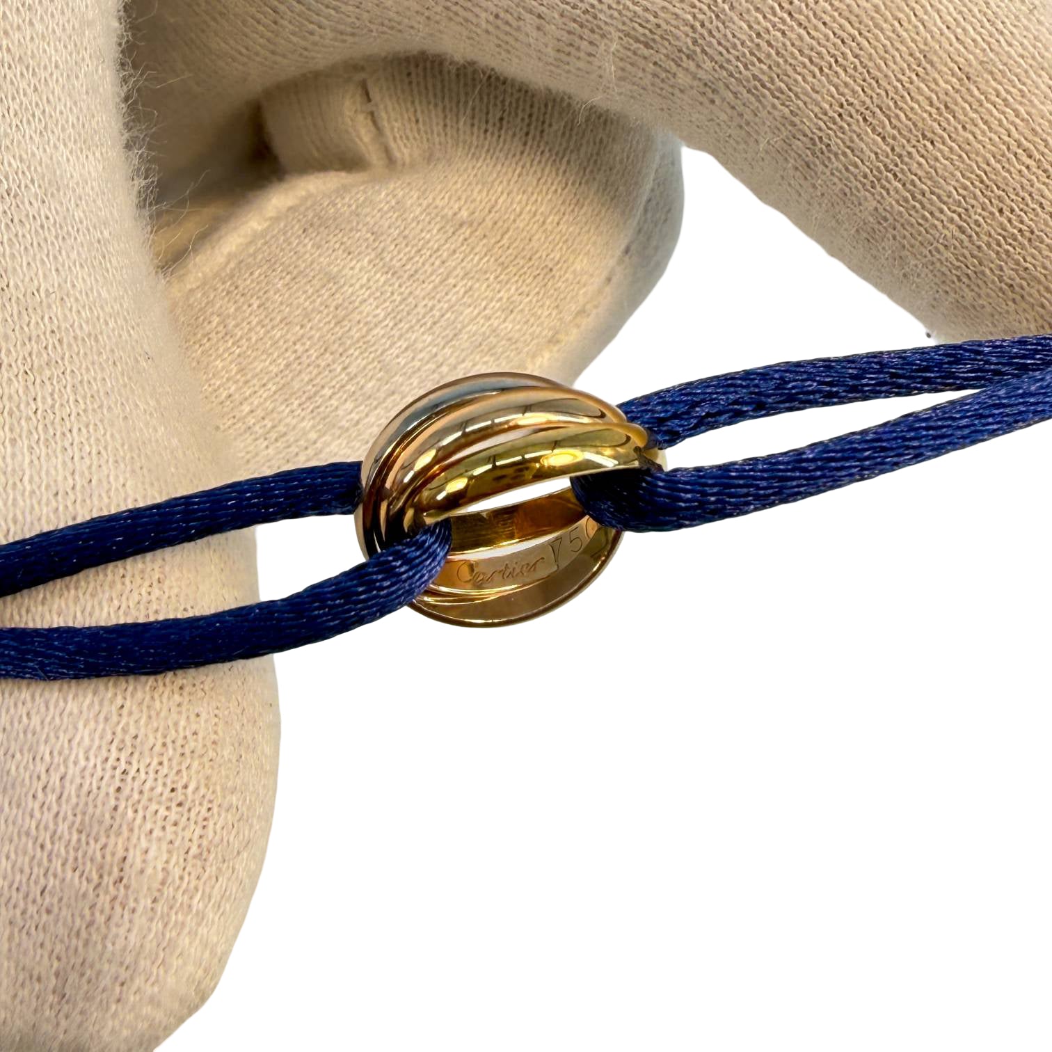 Cartier Trinity Bracelet Blau 750 Gold