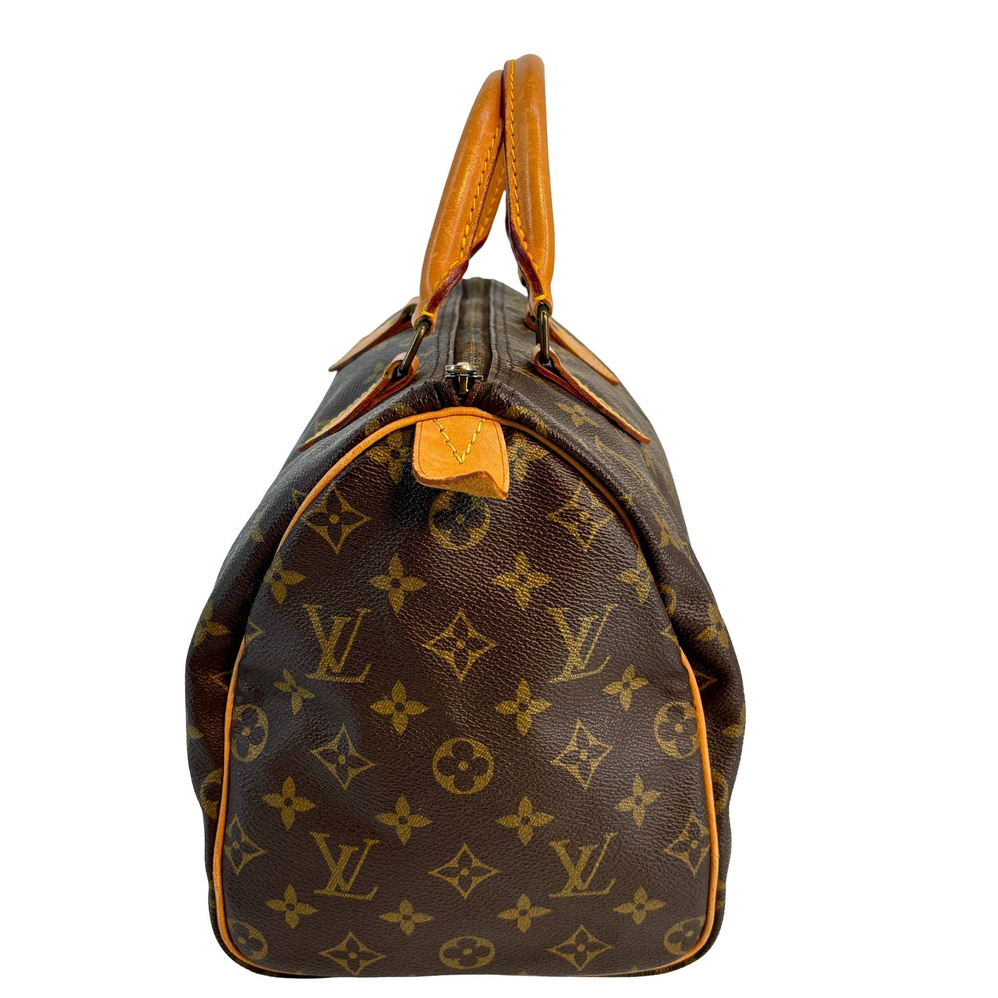 Louis Vuitton Speedy 30 Braun Monogram Canvas