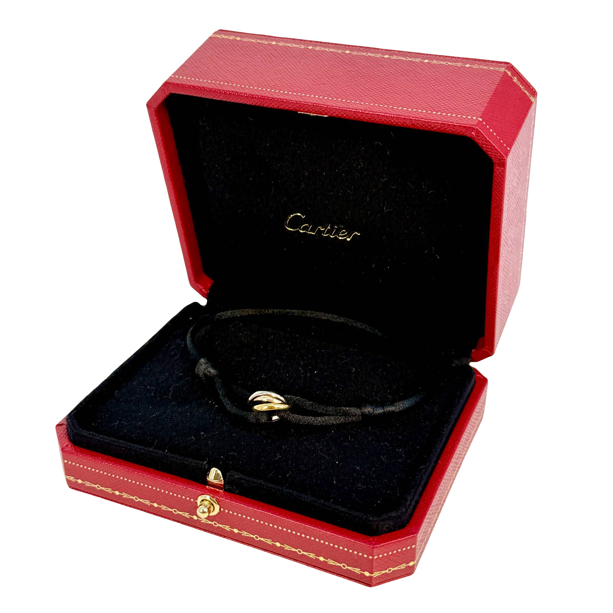 Cartier Trinity Bracelet Schwarz 750 Gold