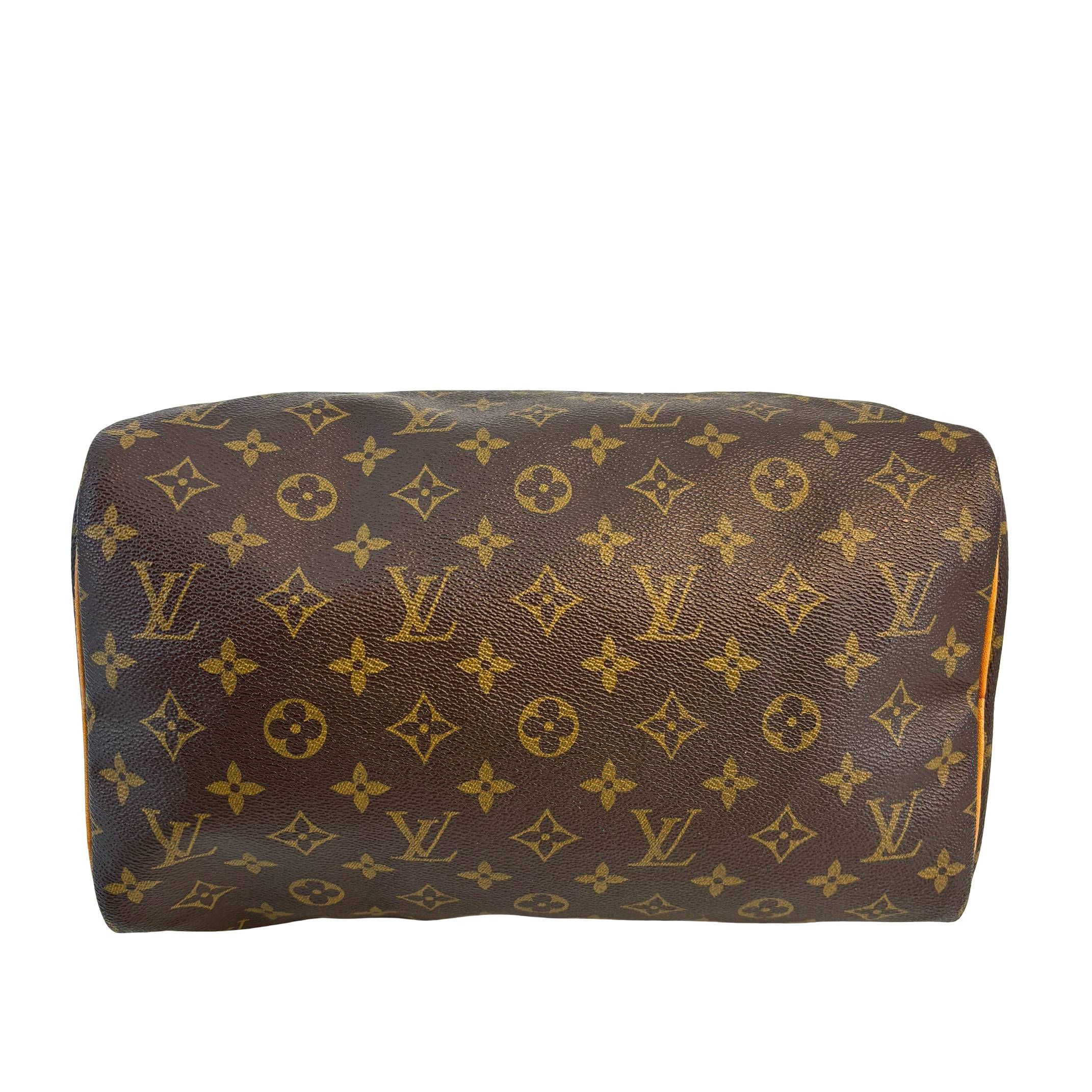 Louis Vuitton Speedy 30 Braun Monogram Canvas