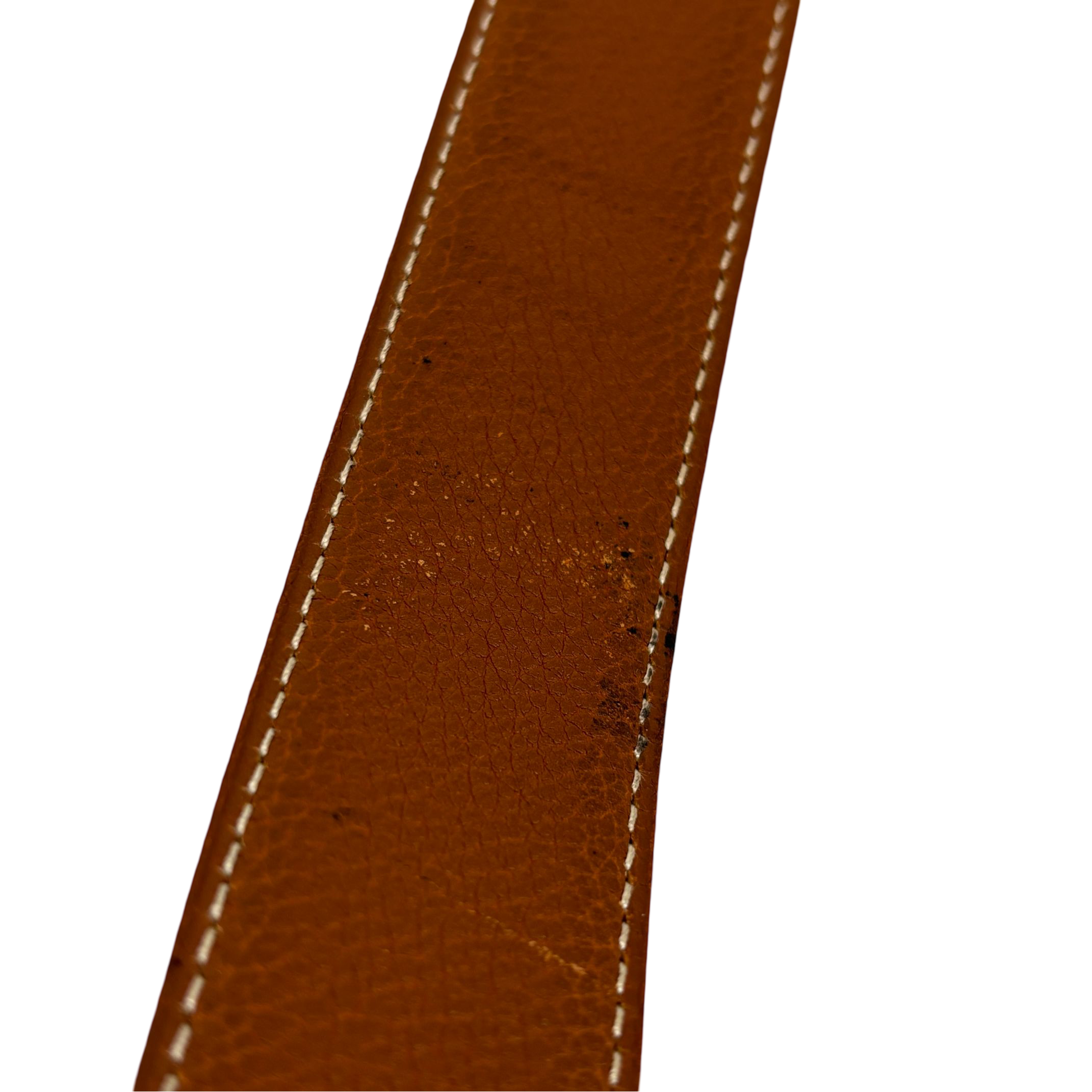 Hermès Constance Belt Brown / Black Leather Size 100