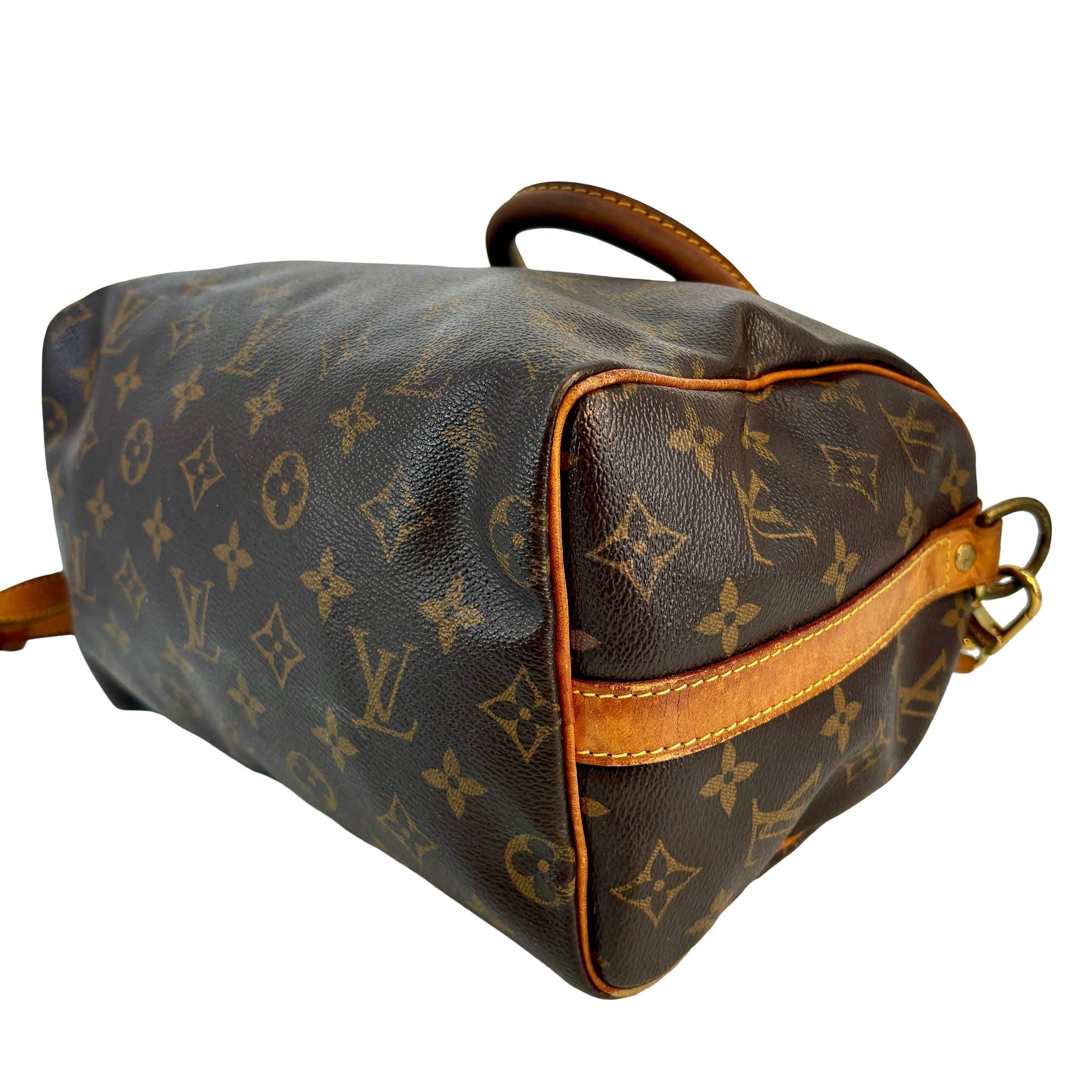 Louis Vuitton Speedy 25 Bandoulière Braun Monogram Canvas