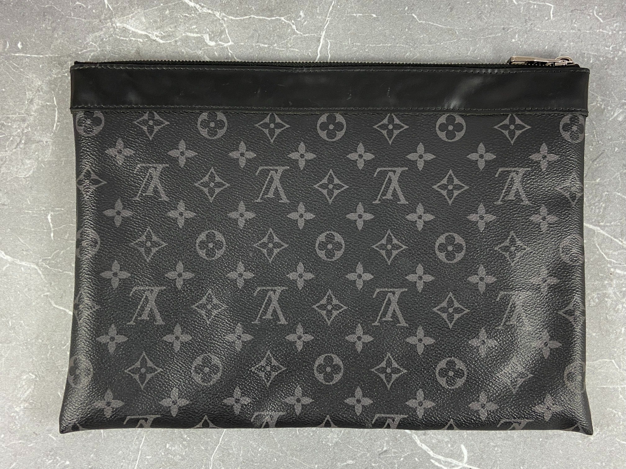 Louis Vuitton Pochette Discovery GM Monogram Eclipse Canvas