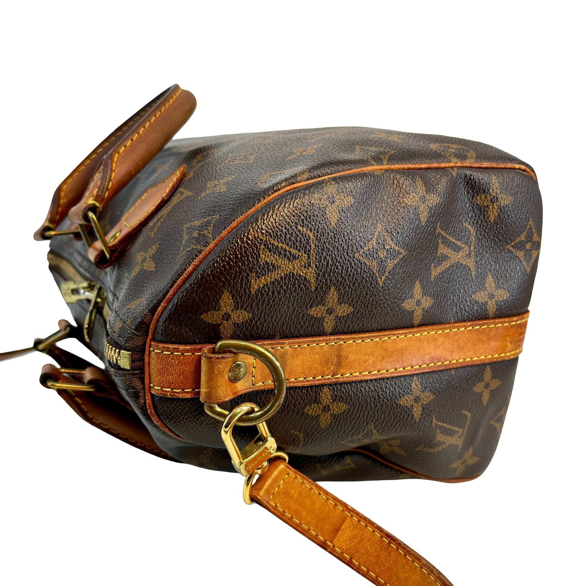 Louis Vuitton Speedy 25 Bandoulière Braun Monogram Canvas