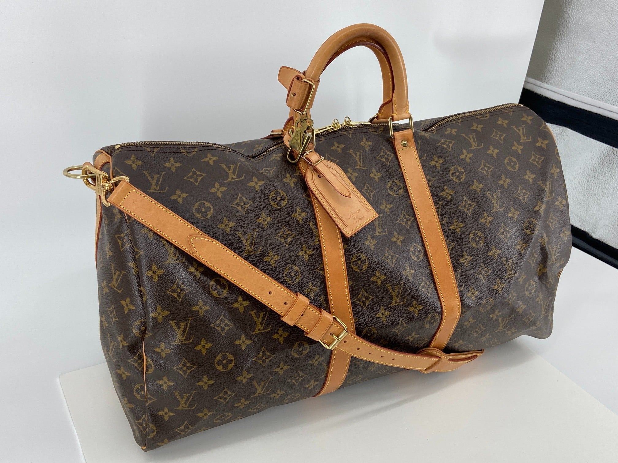 Louis Vuitton Keepall 55 Bandouliere Monogram Canvas