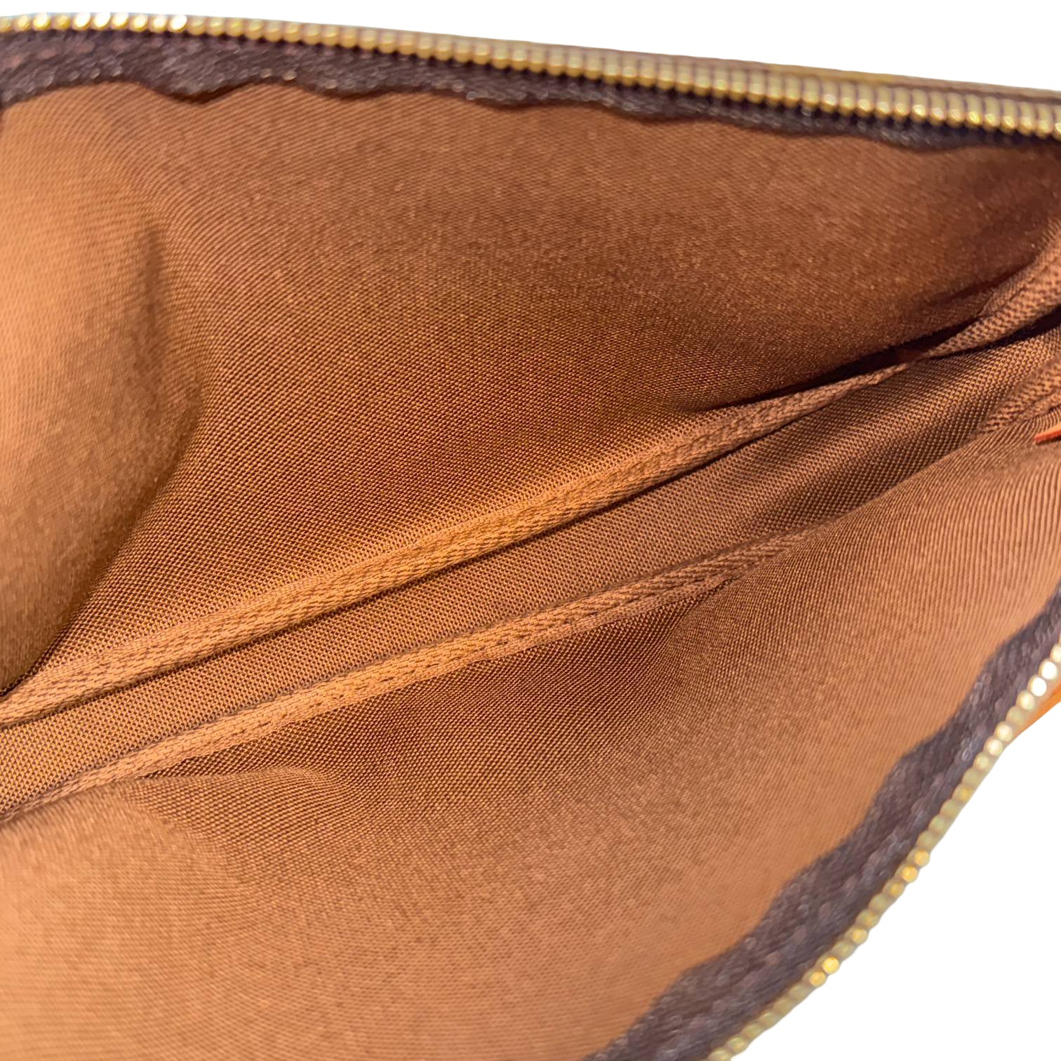 Louis Vuitton Pochette Accessoires Braun Monogram Canvas