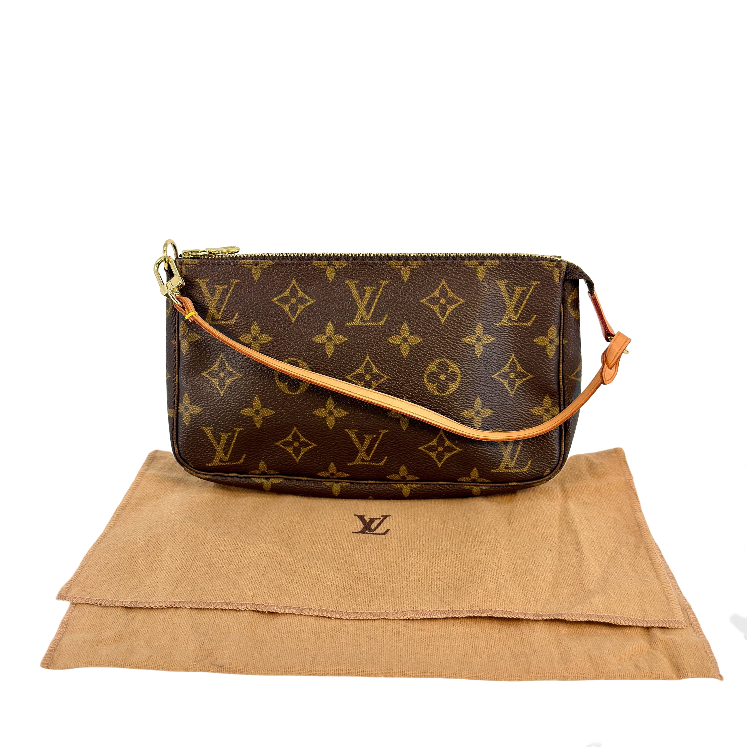 Louis Vuitton Pochette Accessoires Braun Monogram Canvas