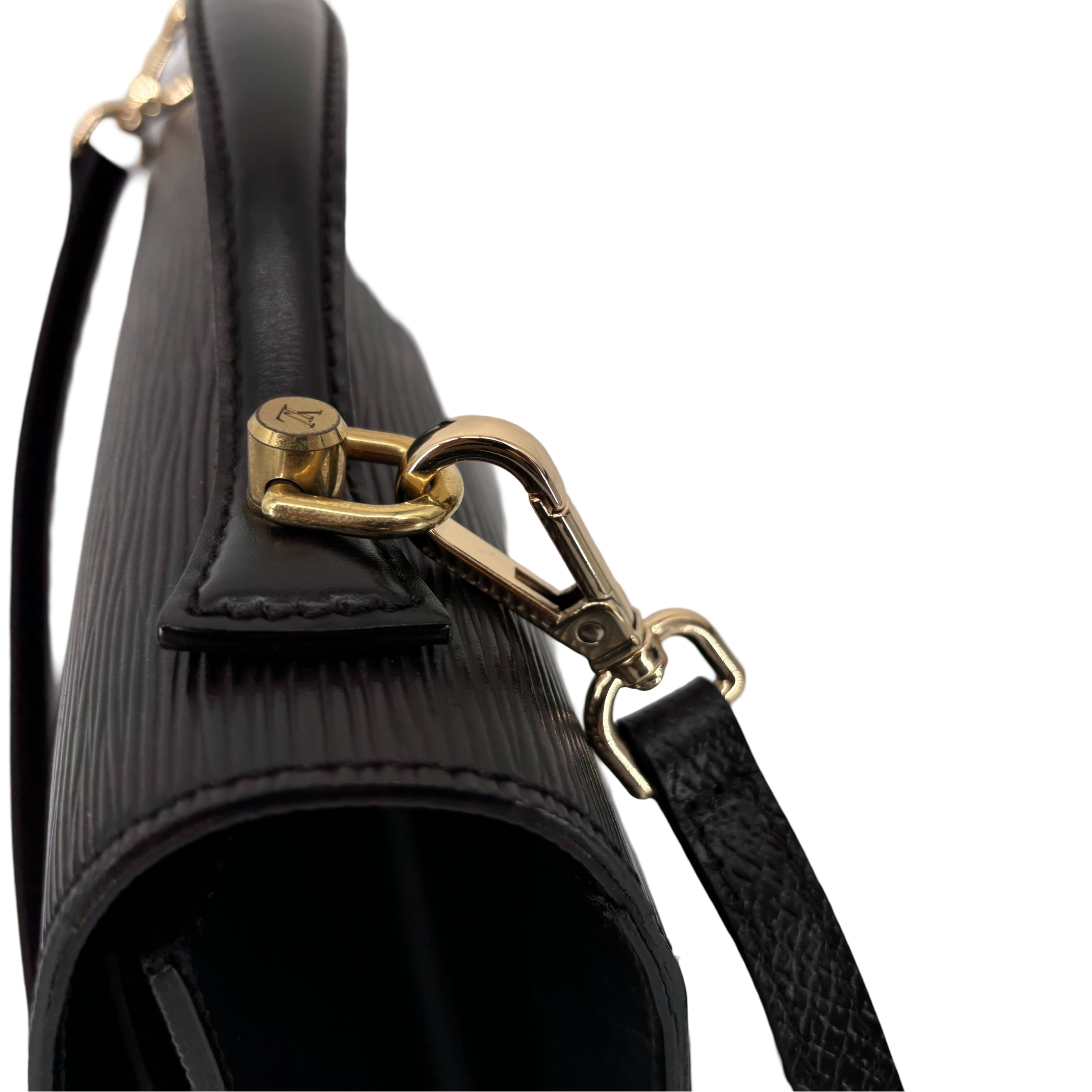 Louis Vuitton Monceau 28 Black Epi Leather