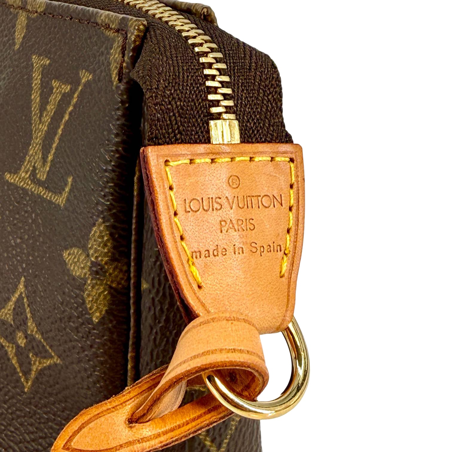 Louis Vuitton Pochette Accessoires Braun Monogram Canvas