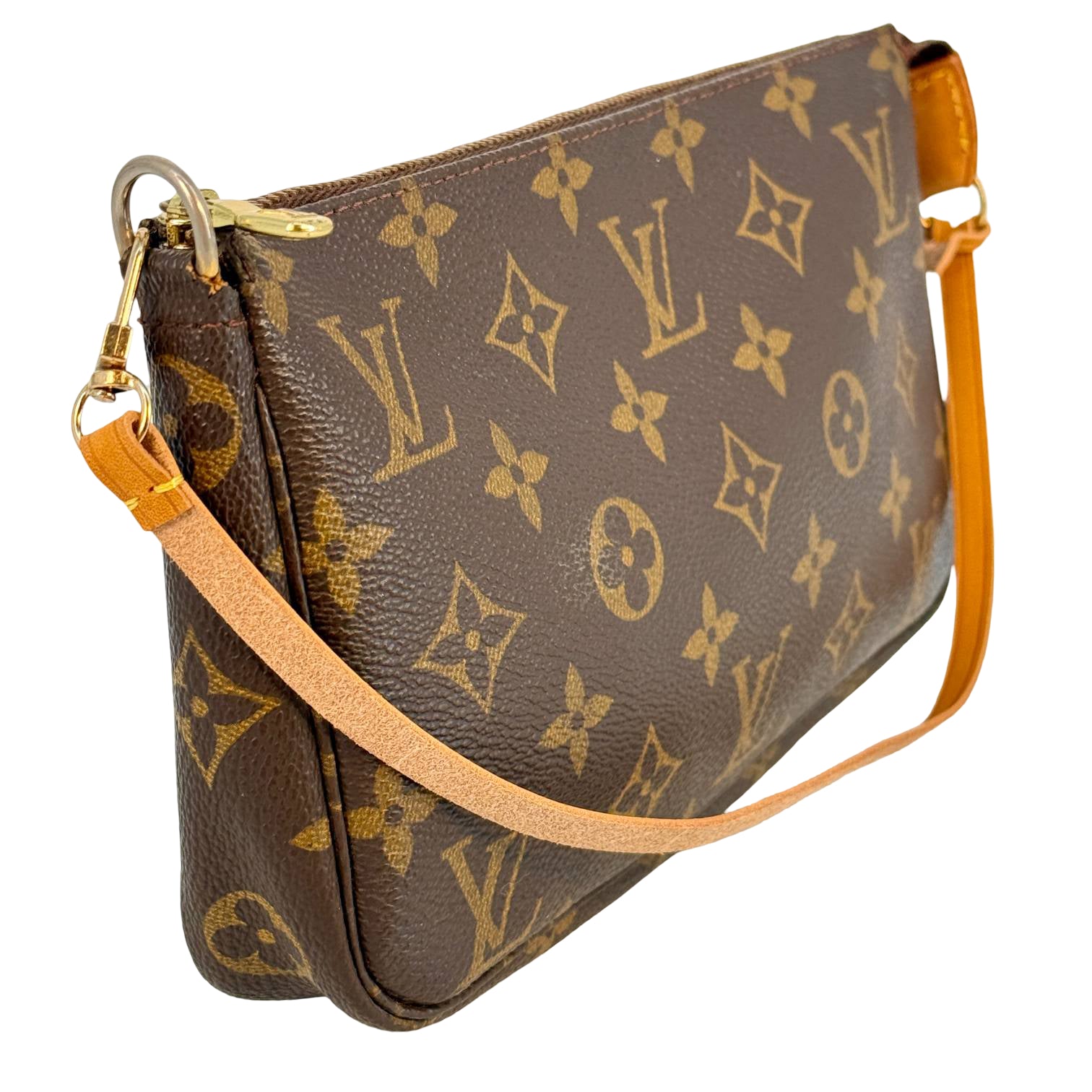Louis Vuitton Pochette Accessoires Braun Monogram Canvas