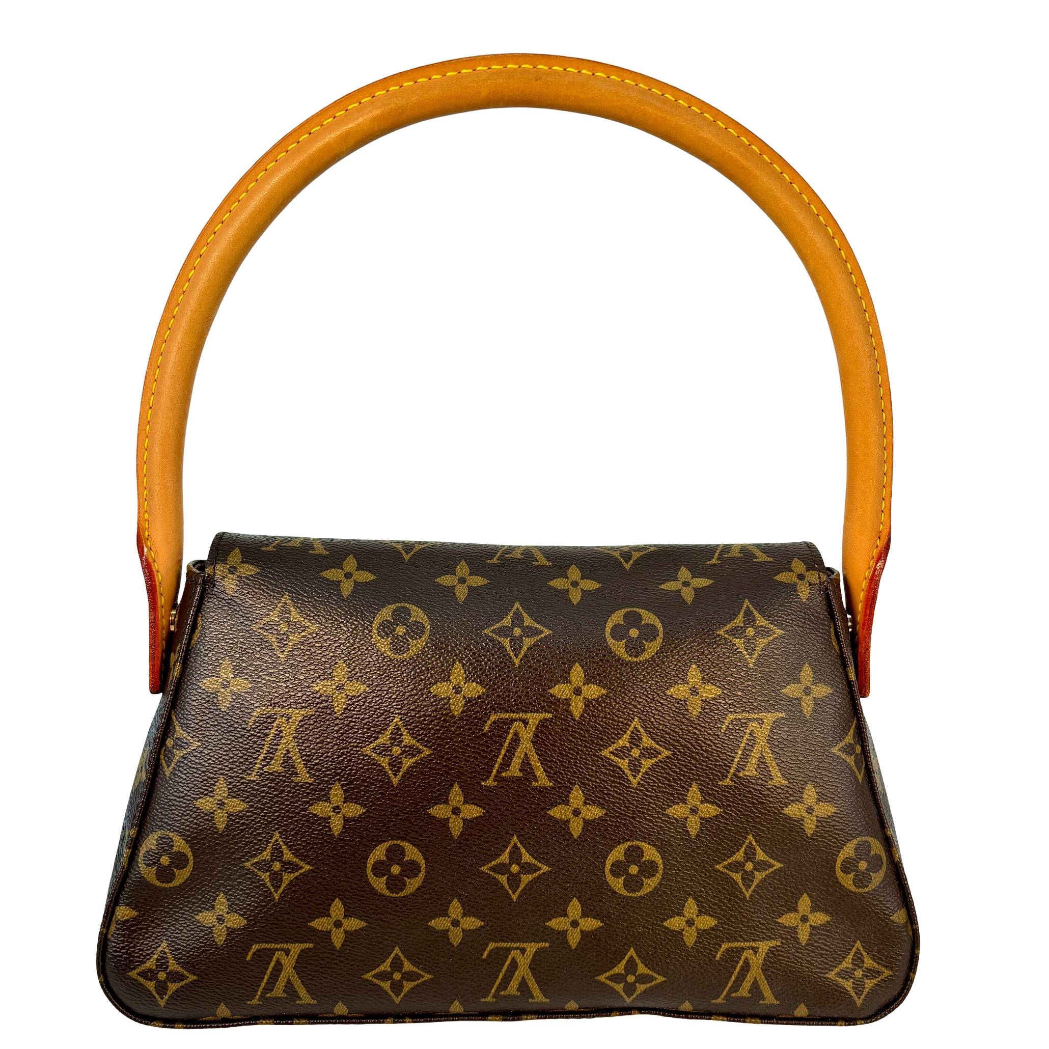 Louis Vuitton Looping PM Braun Monogram Canvas