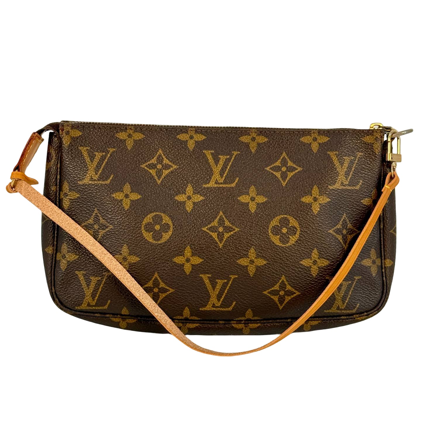 Louis Vuitton Pochette Accessoires Braun Monogram Canvas